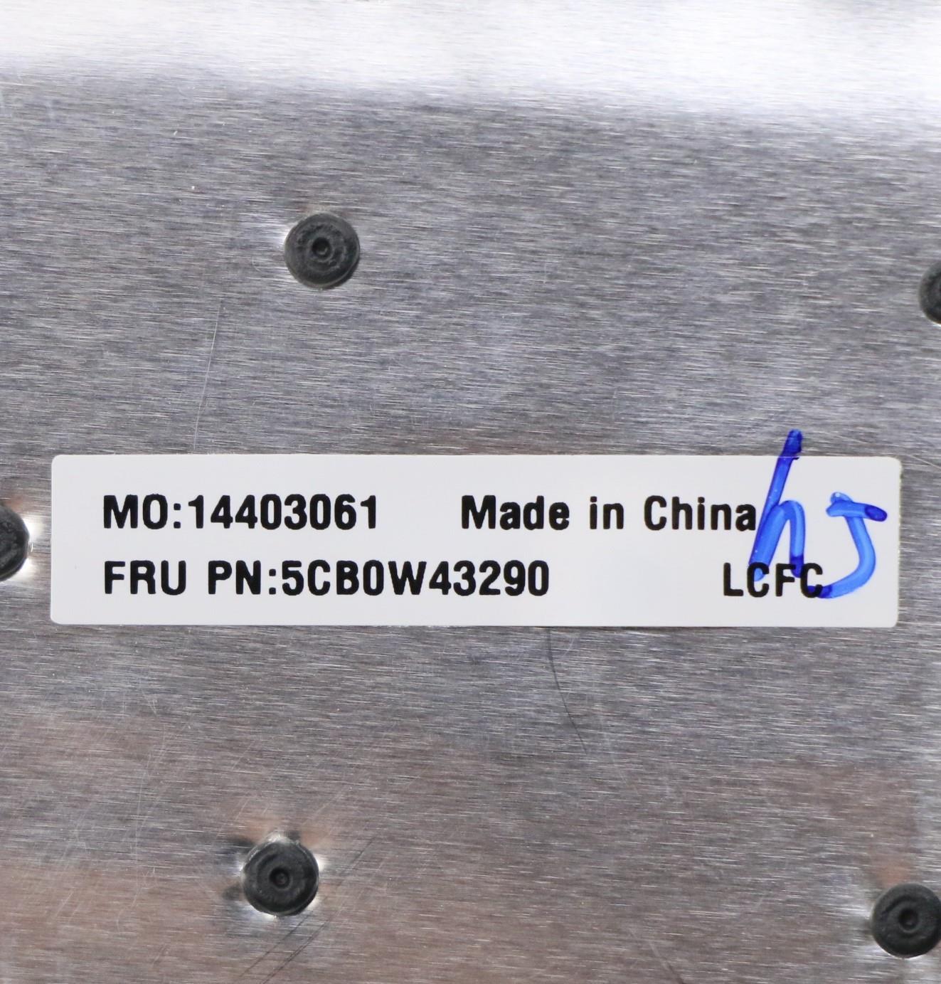 Lenovo Log Up Assy Imr Black Dis Hb - 5CB0W43290