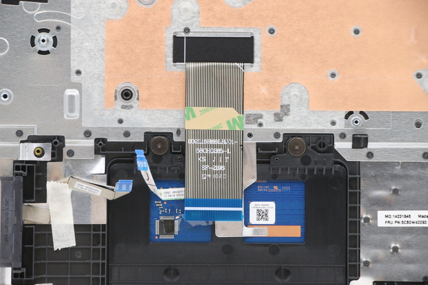 Lenovo Log Up Assy Imr Black Dis Hg - 5CB0W43293