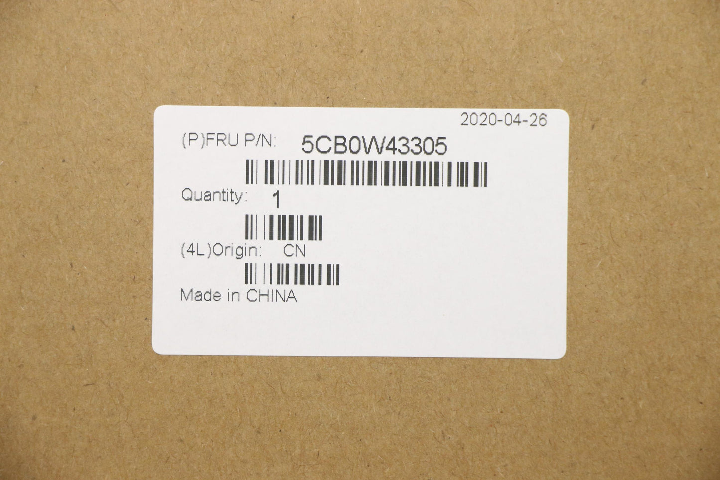 Lenovo Log Up Assy Imr Black Dis Sa - 5CB0W43305