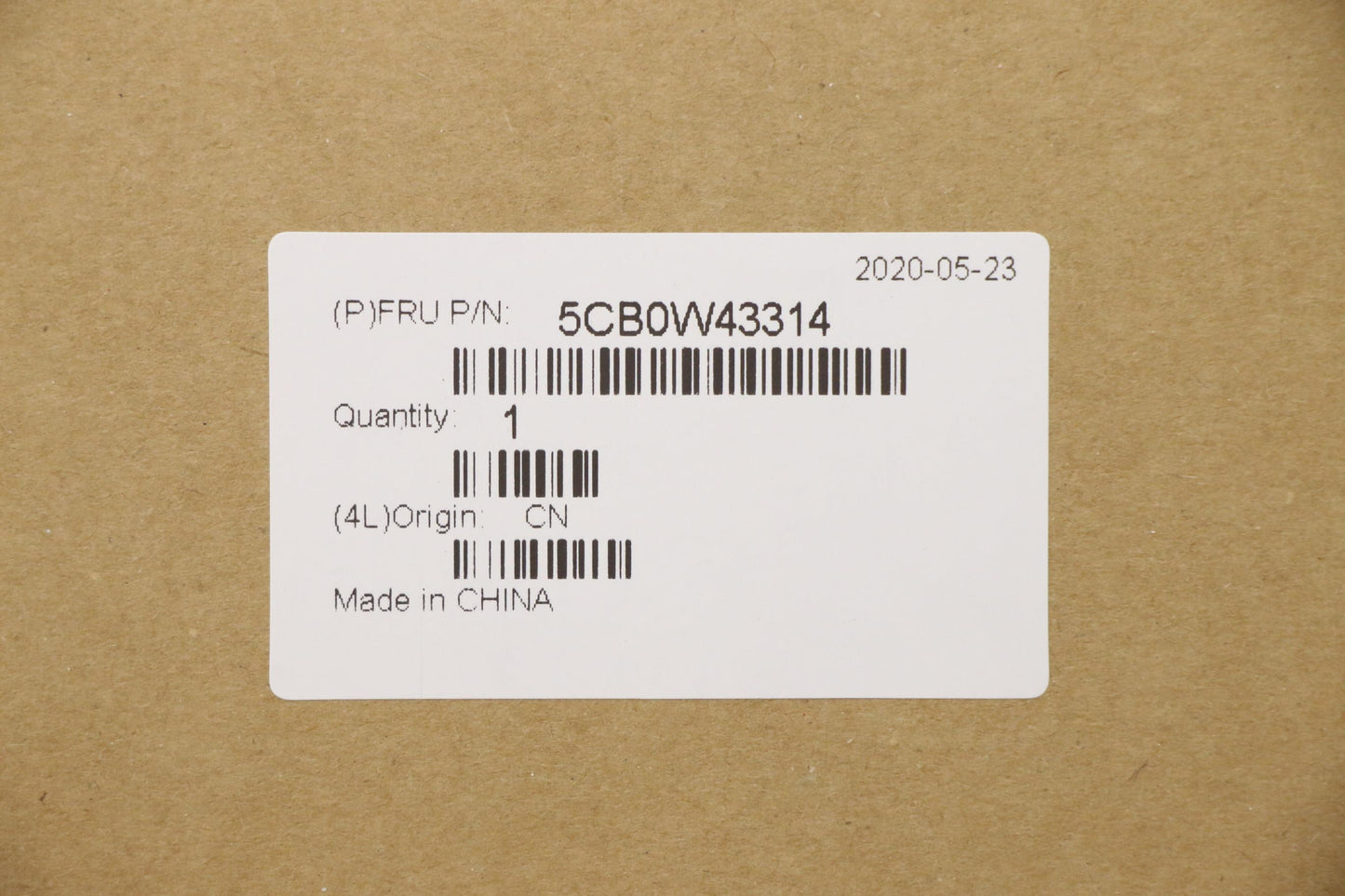 Lenovo Log Up Assy Imr Black Dis Cz-S - 5CB0W43314