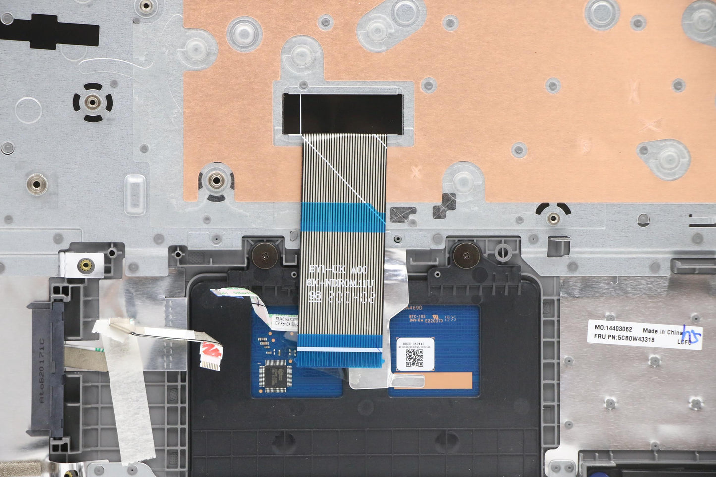 Lenovo Log Up Assy Imr Grey Dis Bu - 5CB0W43318