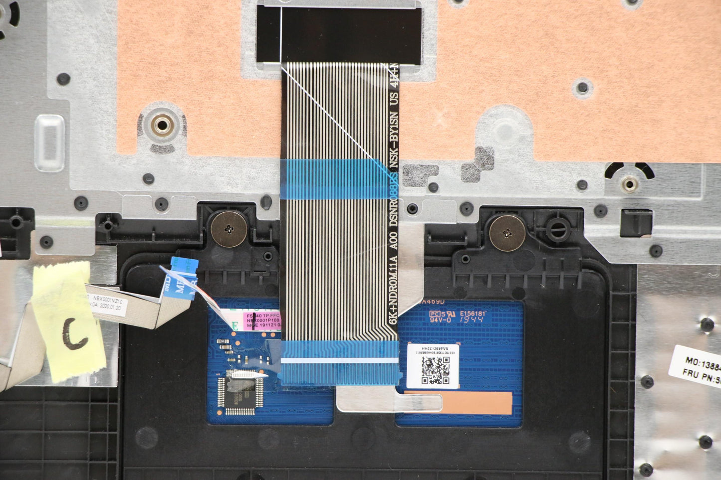 Lenovo Log Up Assy Texture Black Dis - 5CB0W43325