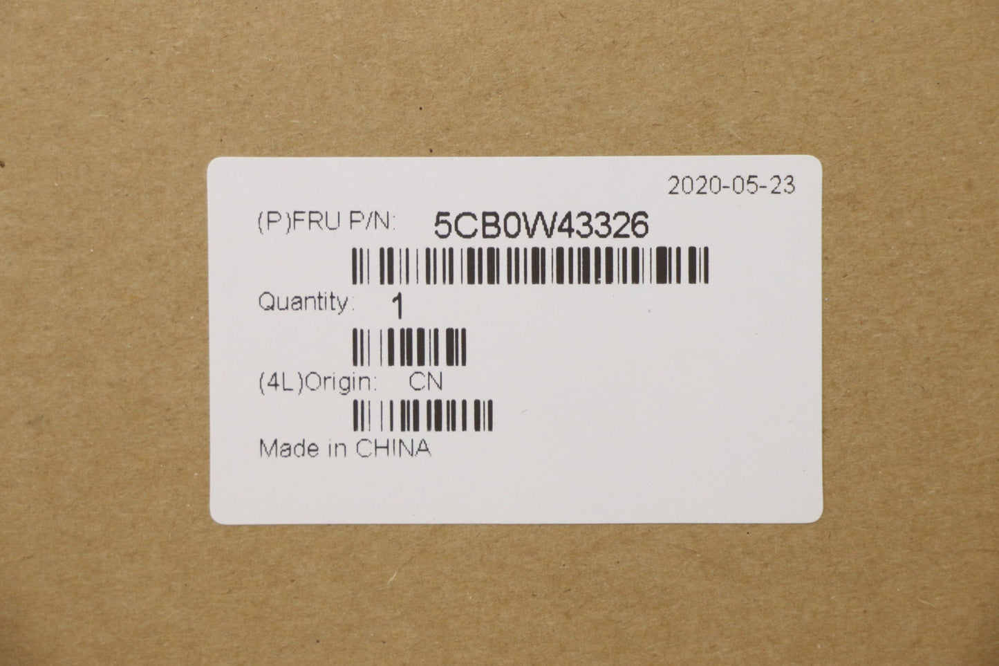 Lenovo Log Up Assy Imr Black Dis Ua - 5CB0W43326