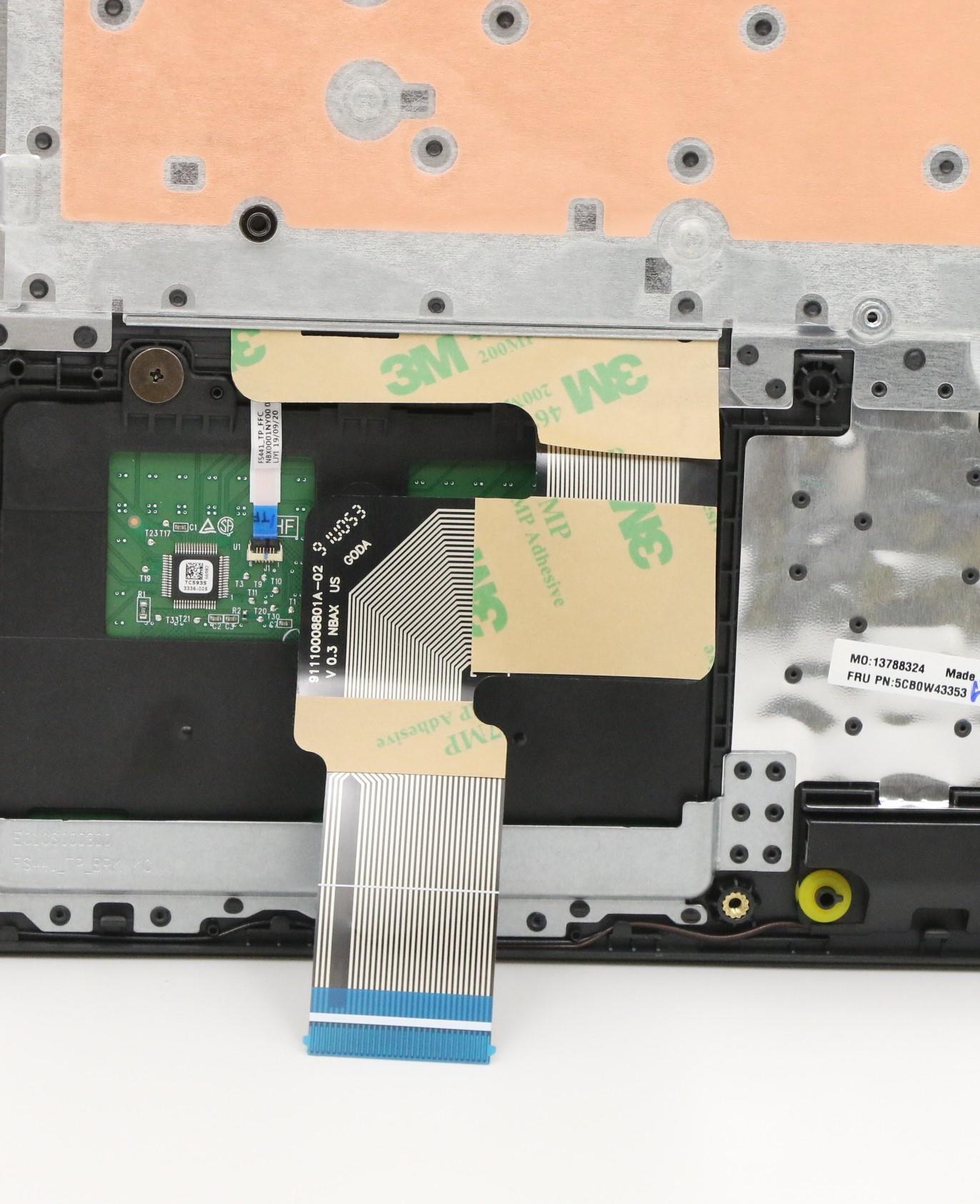 Lenovo Log Up Assy Texture Black Dis - 5CB0W43353