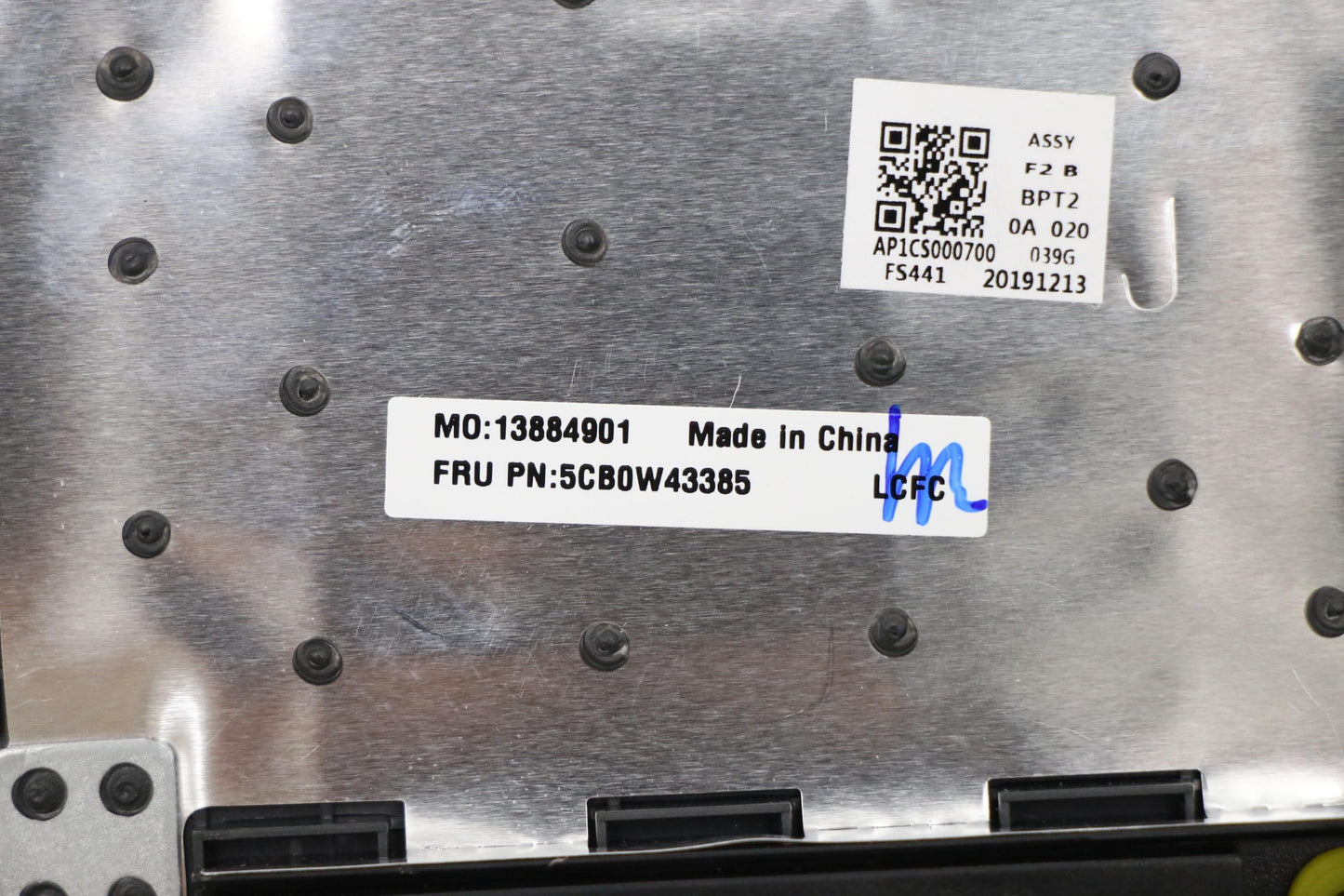 Lenovo Log Up Assy Imr Black Dis Us - 5CB0W43385