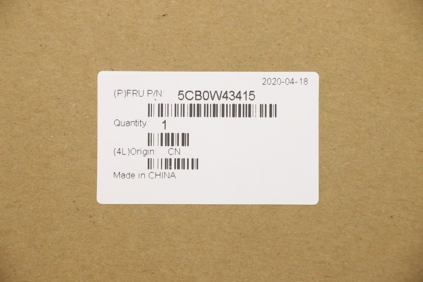 Lenovo Log Up Assy Imr Grey Dis Us - 5CB0W43415