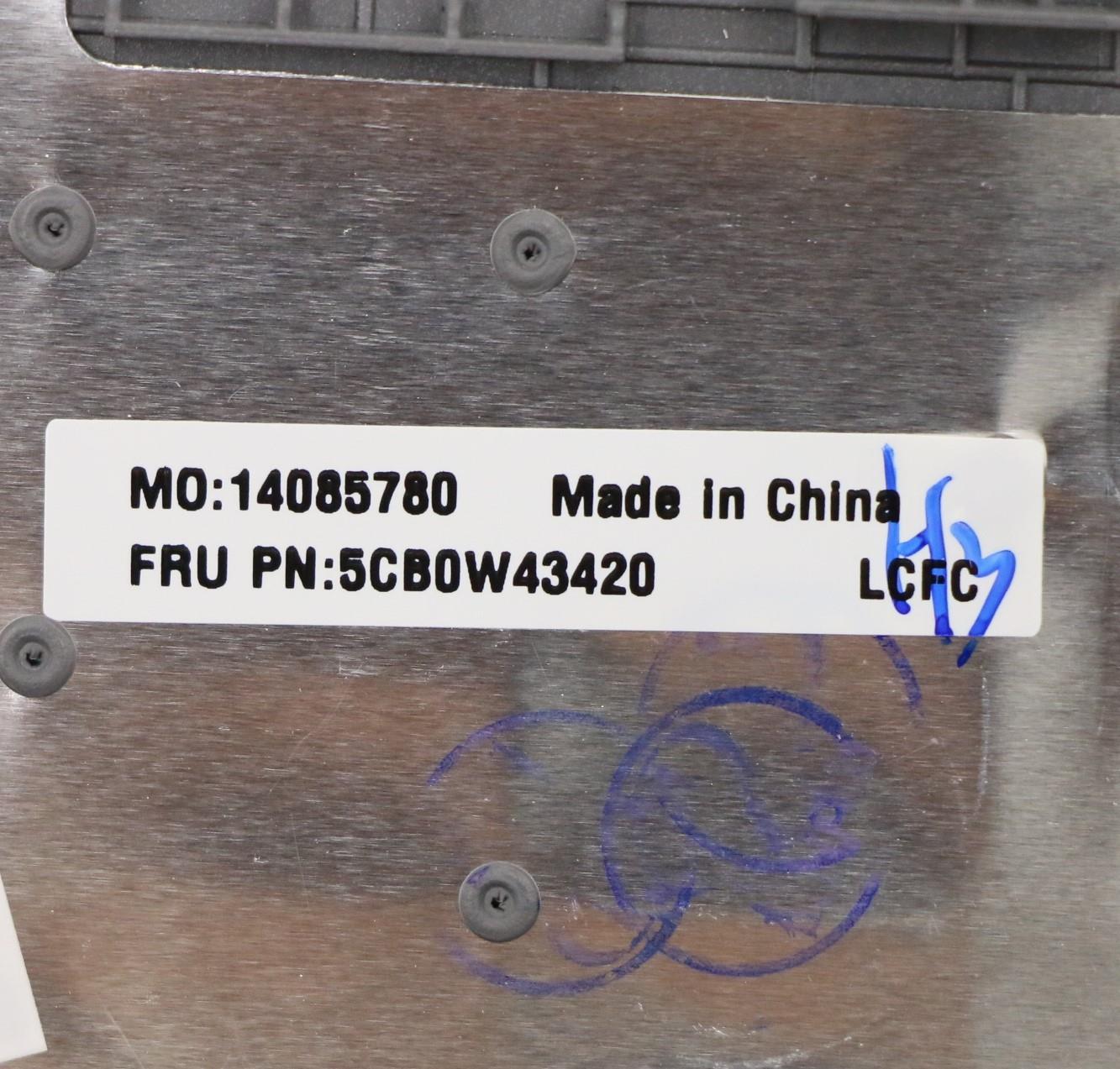 Lenovo Log Up Assy Imr Grey Dis Ar-E - 5CB0W43420