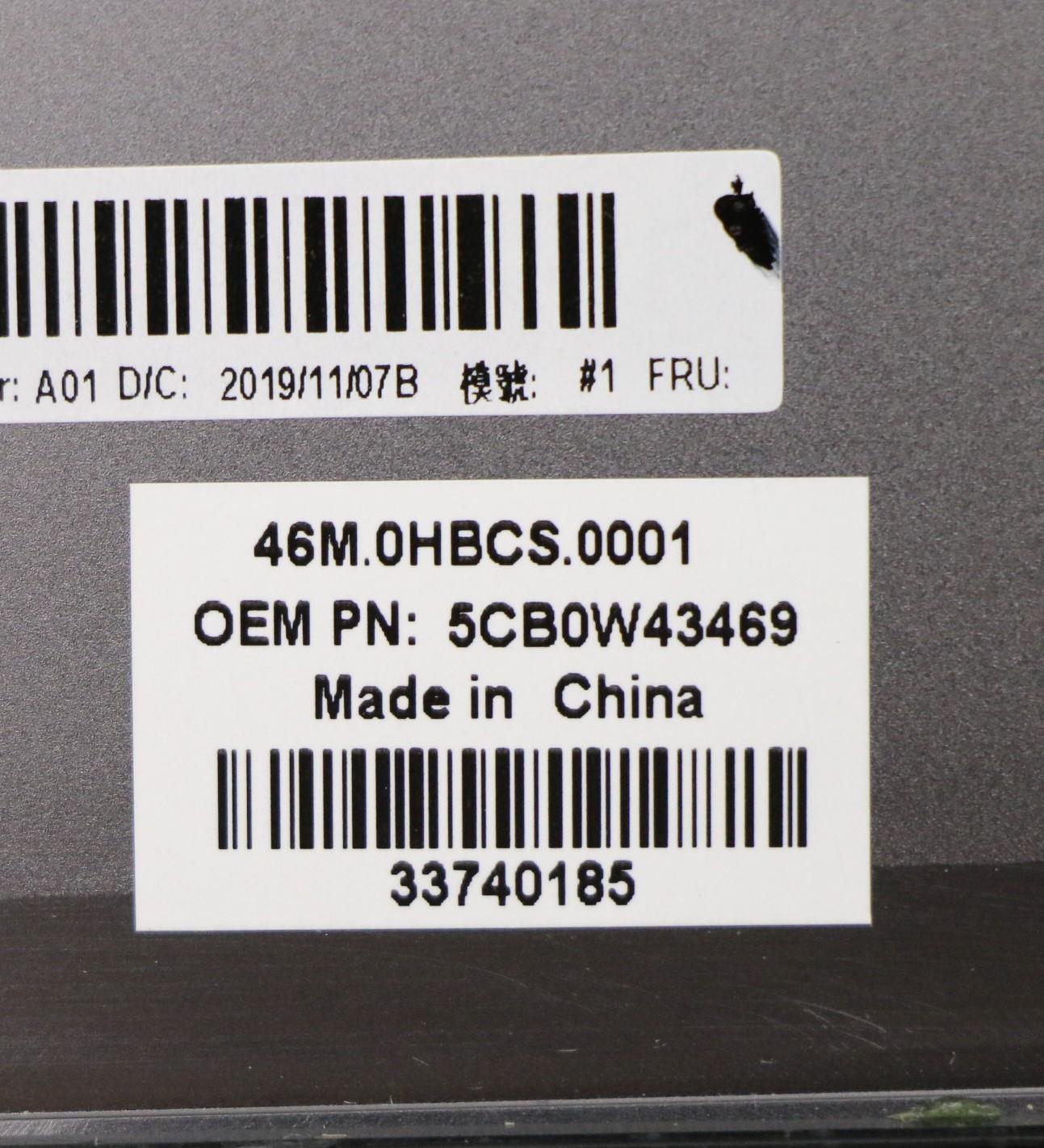 Lenovo Assembly Lower Case Ig W T-Pad - 5CB0W43469