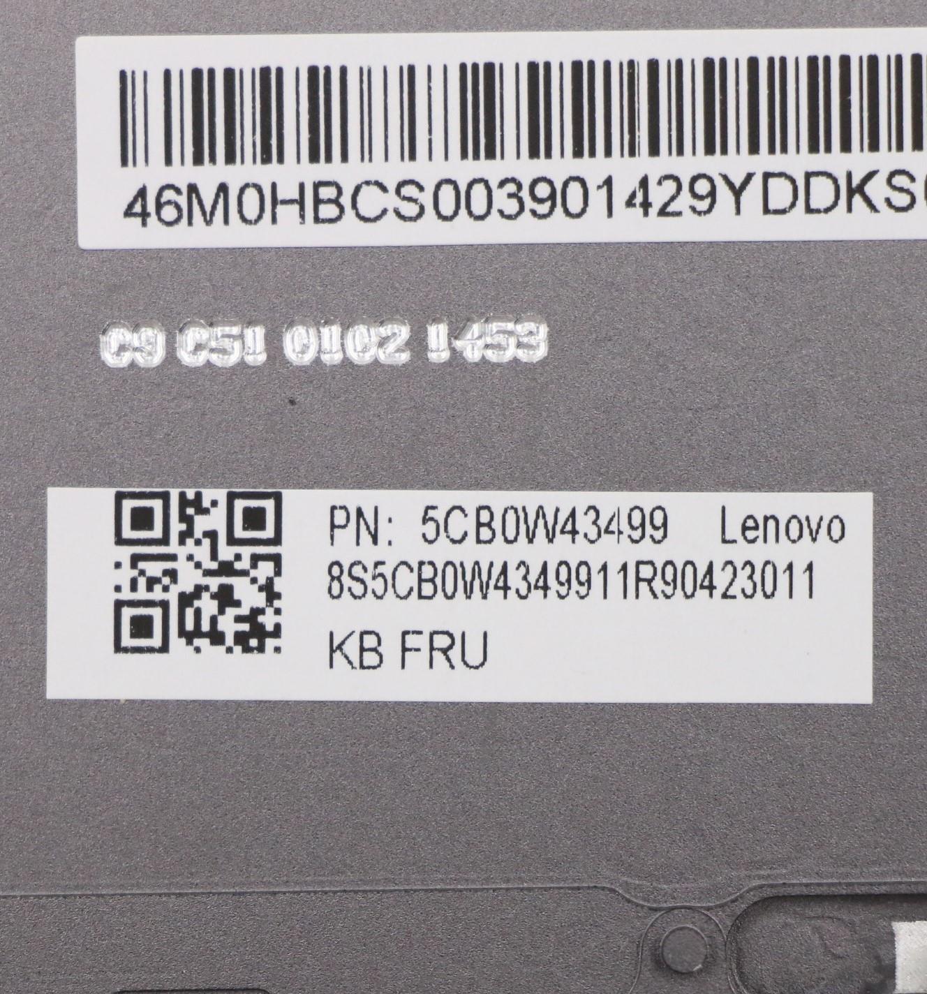 Lenovo Assembly Upper Case W Kb Tr Ig - 5CB0W43499