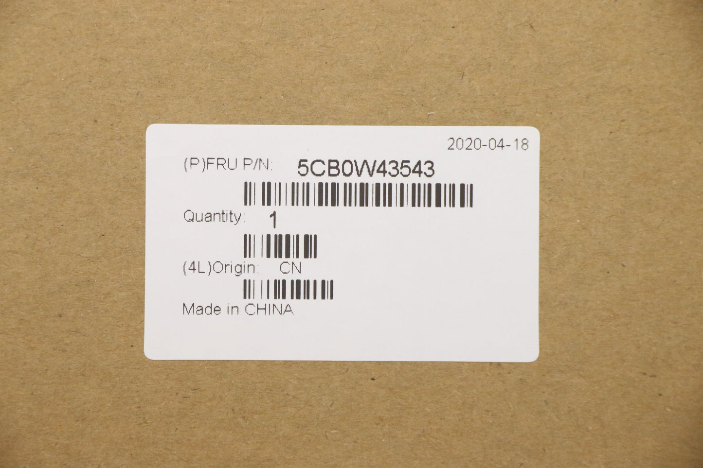 Lenovo Up Assy Iron W Blkb Inte - 5CB0W43543