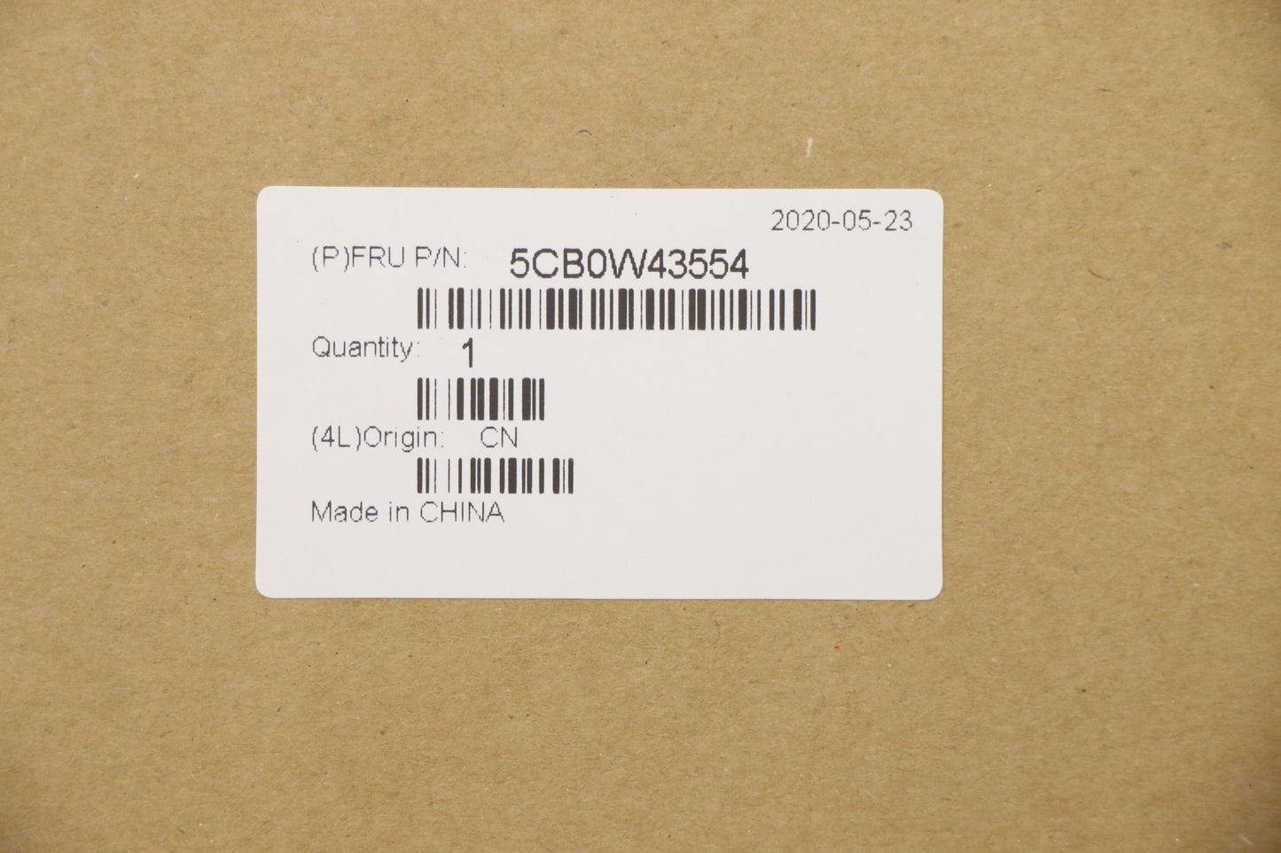 Lenovo Up Assy Iron W Blkb Tur - 5CB0W43554