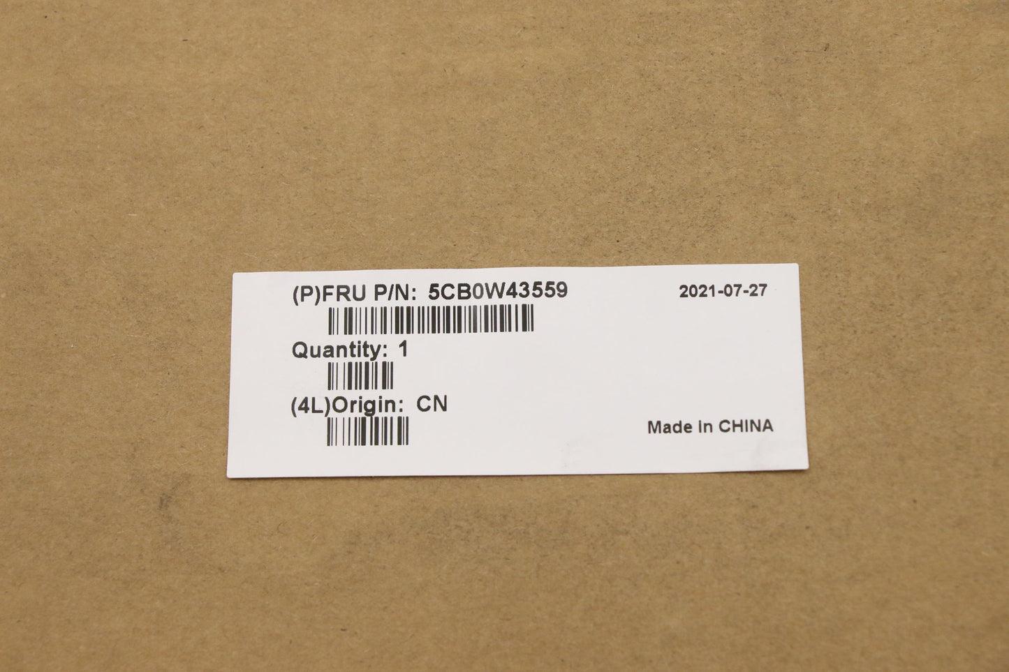 Lenovo Up Assy Iron W Blkb Fre - 5CB0W43559