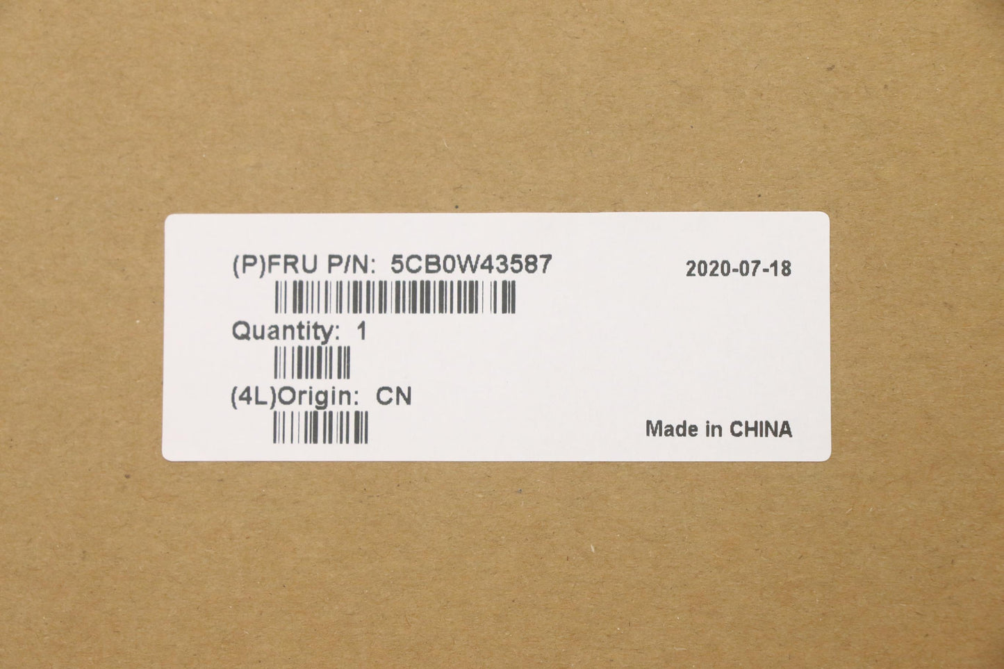 Lenovo Assembly Upper Case W Kb Cf-E - 5CB0W43587