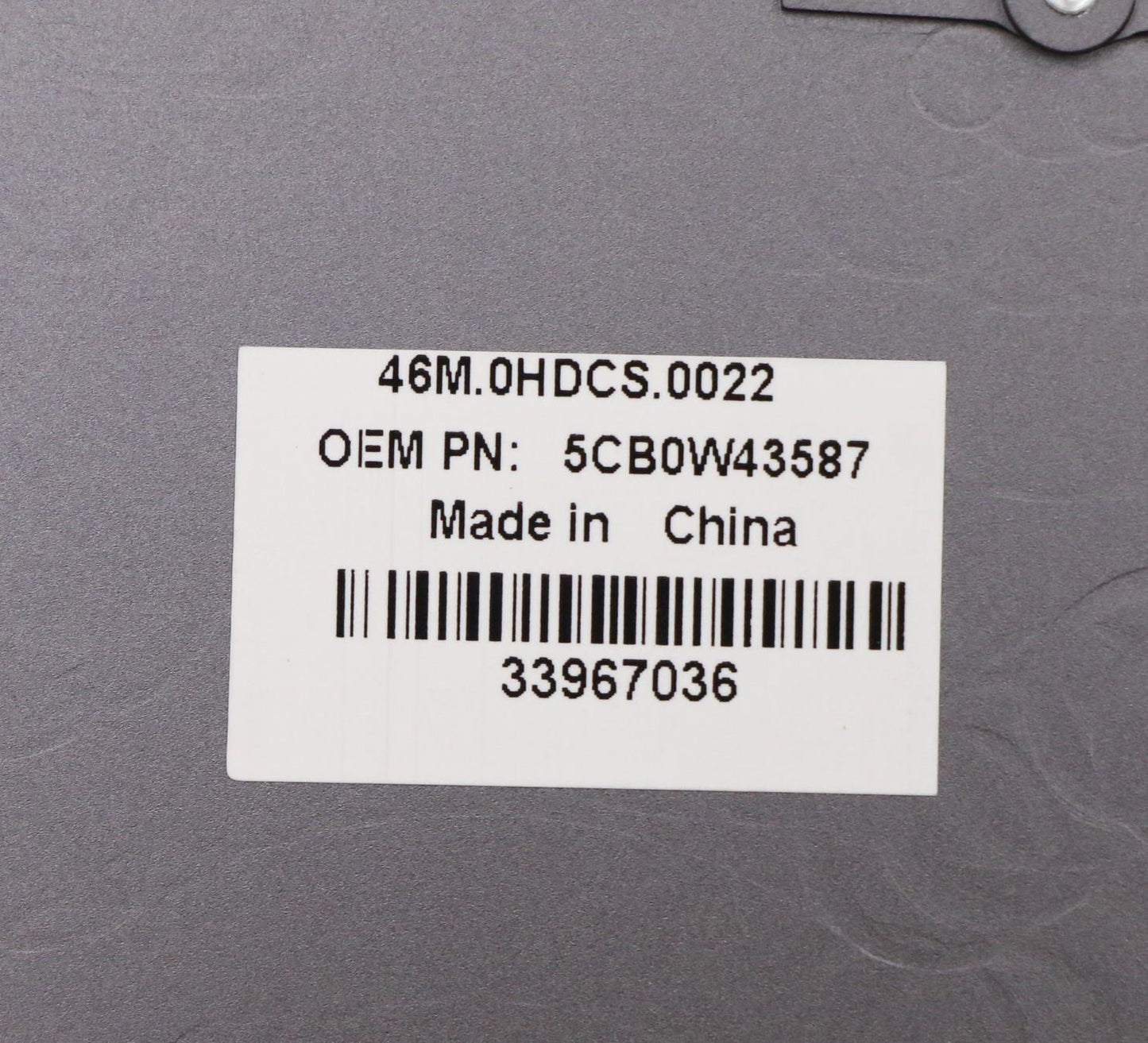 Lenovo Assembly Upper Case W Kb Cf-E - 5CB0W43587