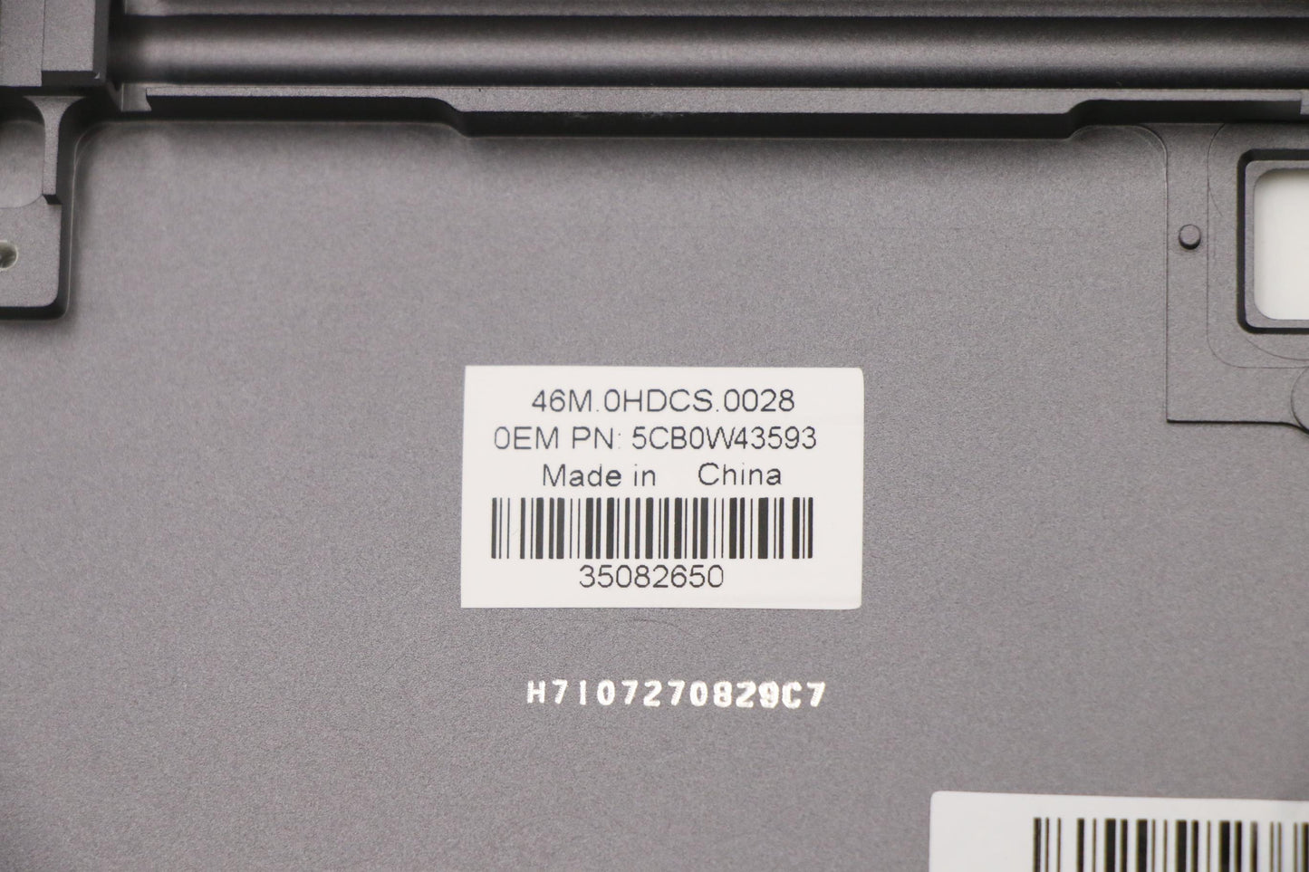 Lenovo Assembly Upper Case W Kb Sw Ig - 5CB0W43593