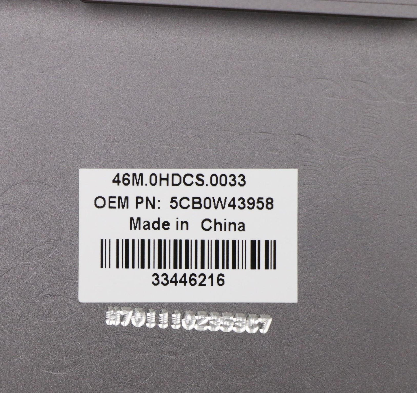 Lenovo Assembly Upper Case W Kb Us In - 5CB0W43598