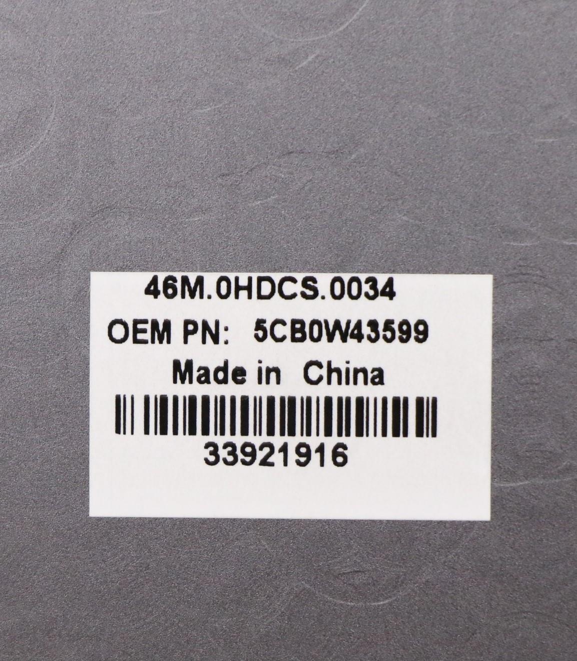 Lenovo Assembly Upper Case W Kb Us Ig - 5CB0W43599