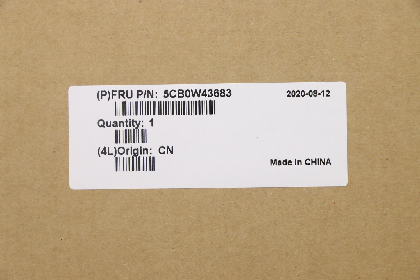 Lenovo Gs340 Log Up Assy Up Asm Bu Bu - 5CB0W43683