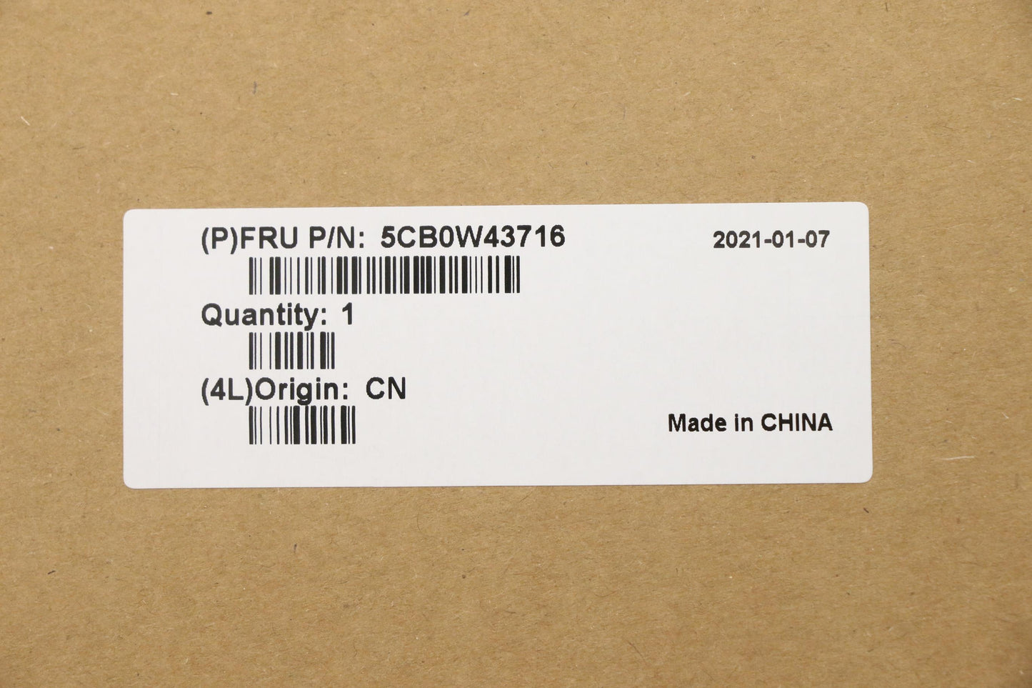 Lenovo Gs340 Log Up Assy Up Asm Cz-Sk - 5CB0W43716