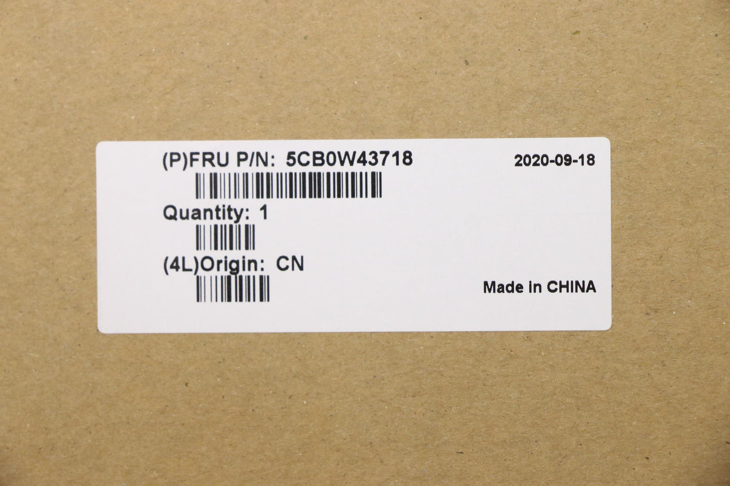 Lenovo Gs340 Log Up Assy Up Asm Us In - 5CB0W43718