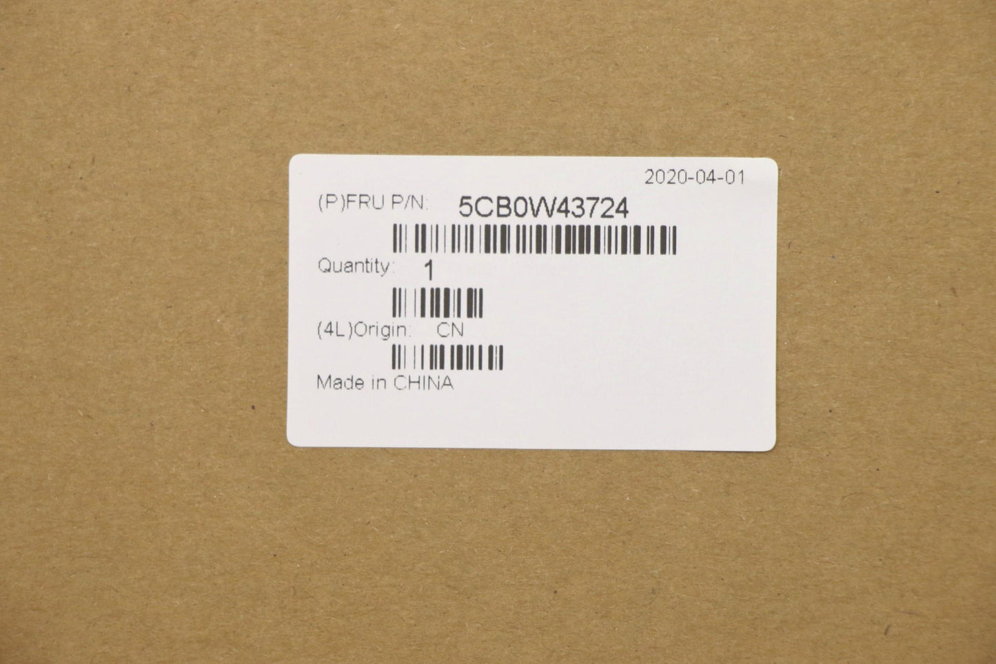 Lenovo Gs340 Log Up Assy Up Asm Hb Sr - 5CB0W43724