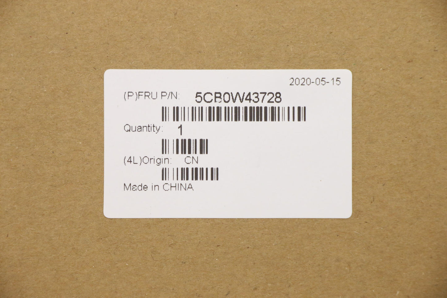 Lenovo Gs340 Log Up Assy Up Asm It Sr - 5CB0W43728