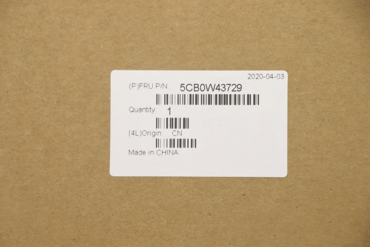 Lenovo Gs340 Log Up Assy Up Asm Ja Sr - 5CB0W43729