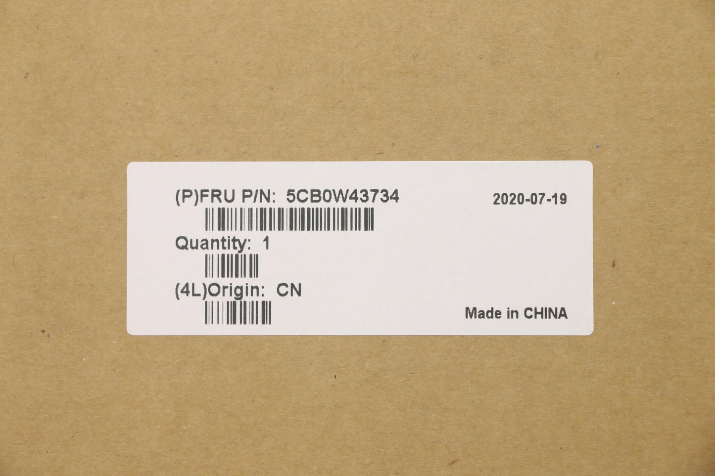 Lenovo Gs340 Log Up Assy Up Asm Ru Sr - 5CB0W43734