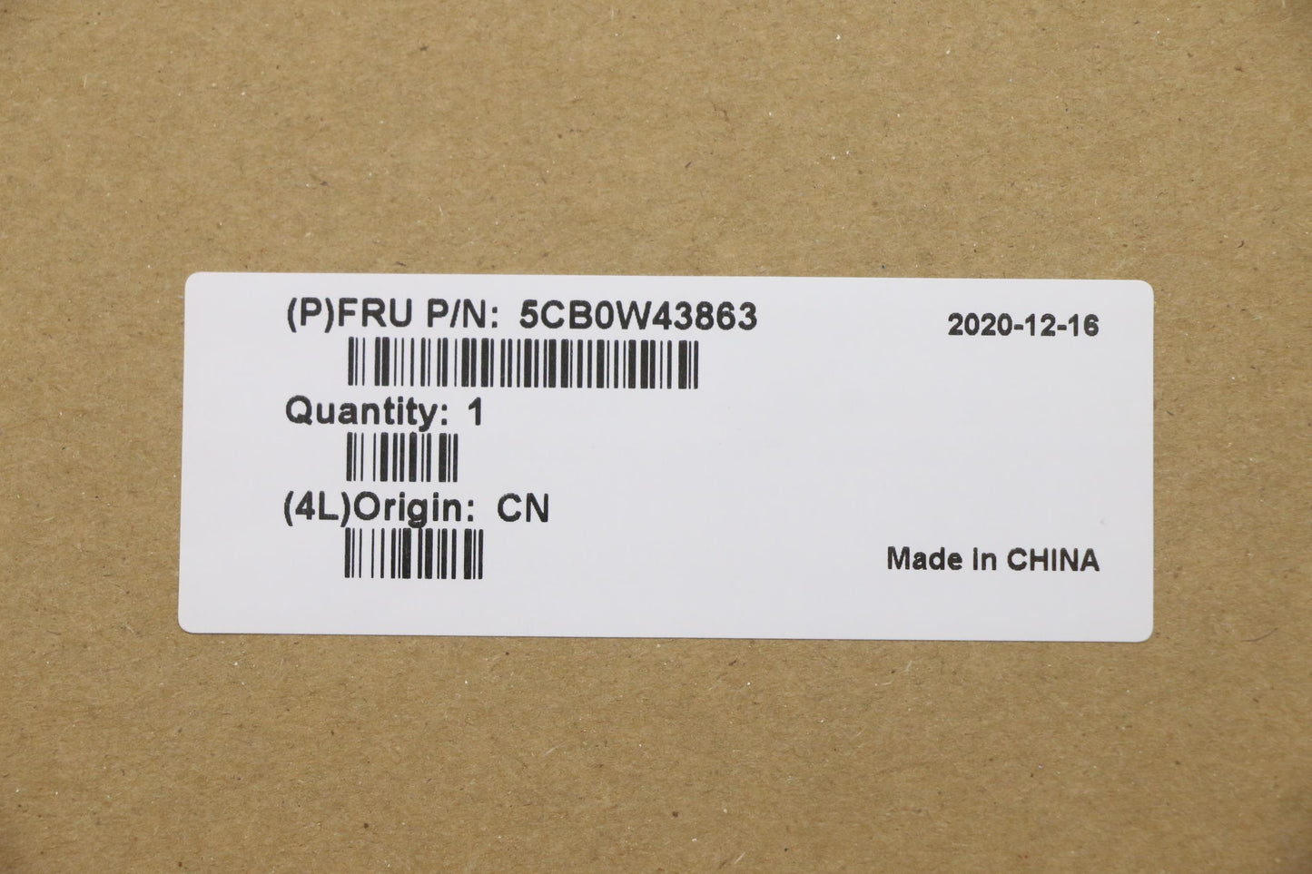 Lenovo Lcd Cover Uhd - 5CB0W43863