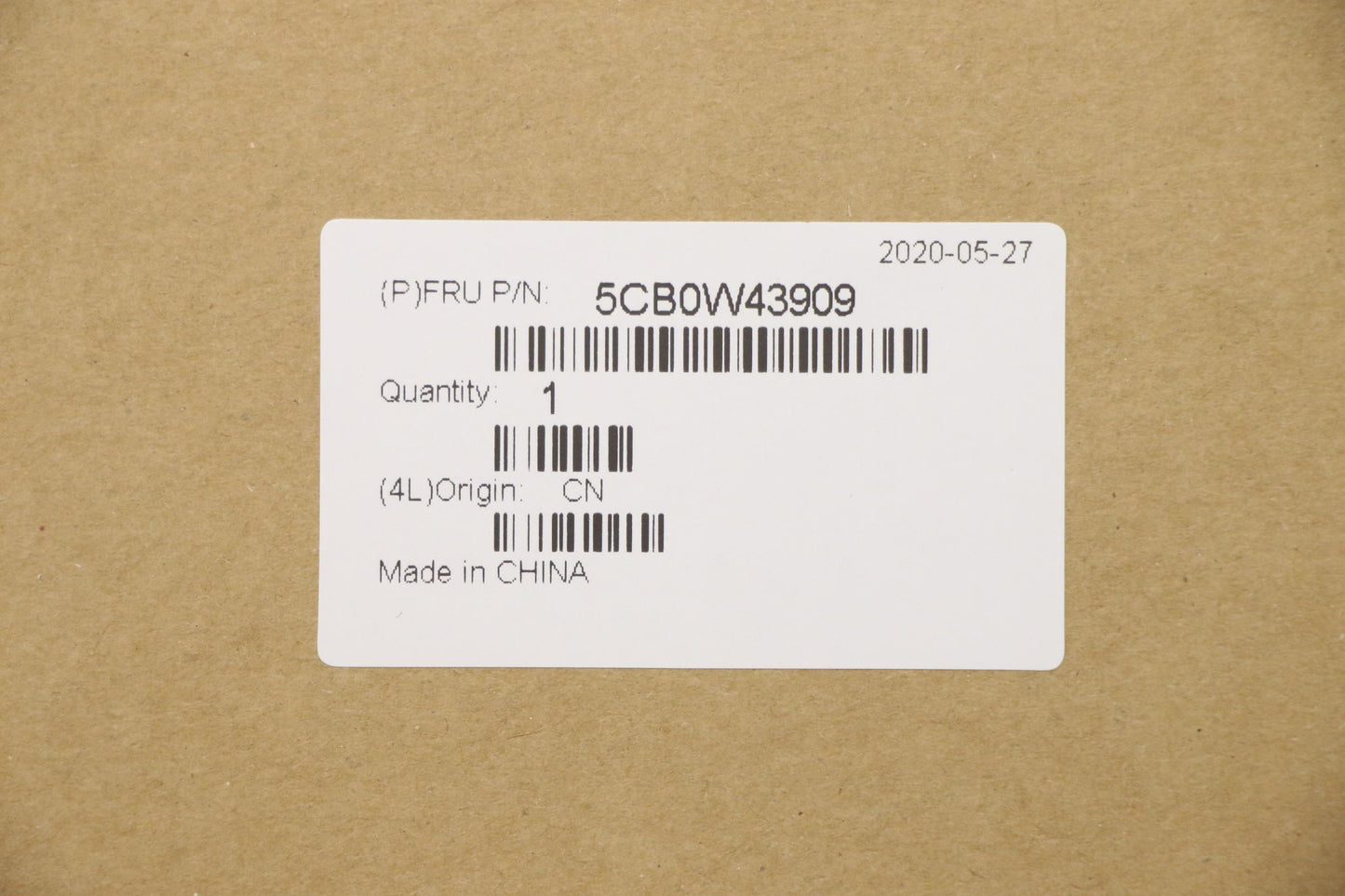 Lenovo Assembly Ucase W Kb Cz-Sk Pg L - 5CB0W43909