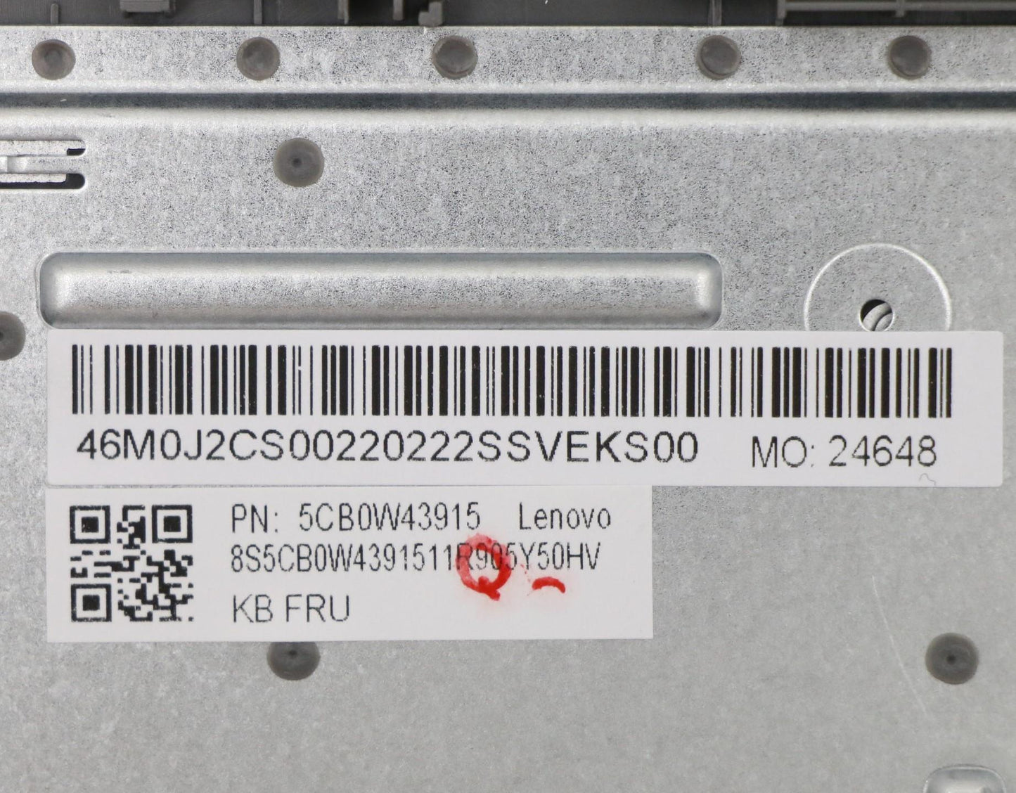 Lenovo Assembly Ucase W Kb Gr Pg Ls15 - 5CB0W43915