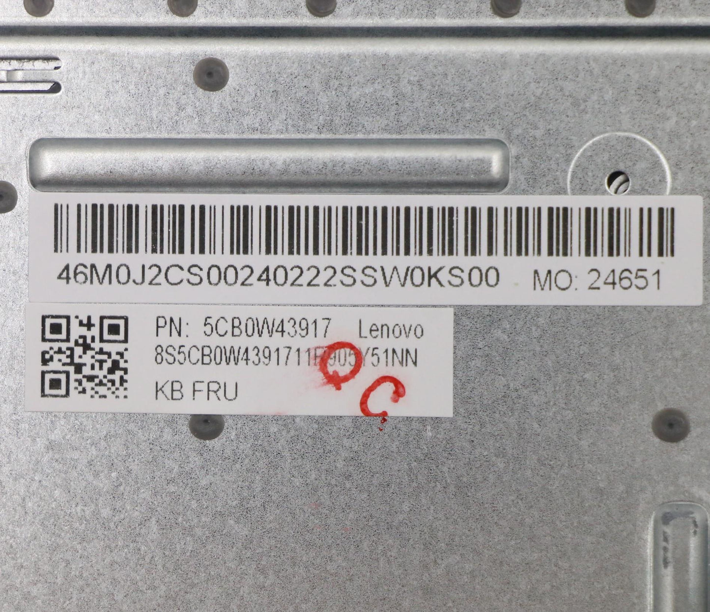 Lenovo Assembly Ucase W Kb Gk Pg Ls15 - 5CB0W43917