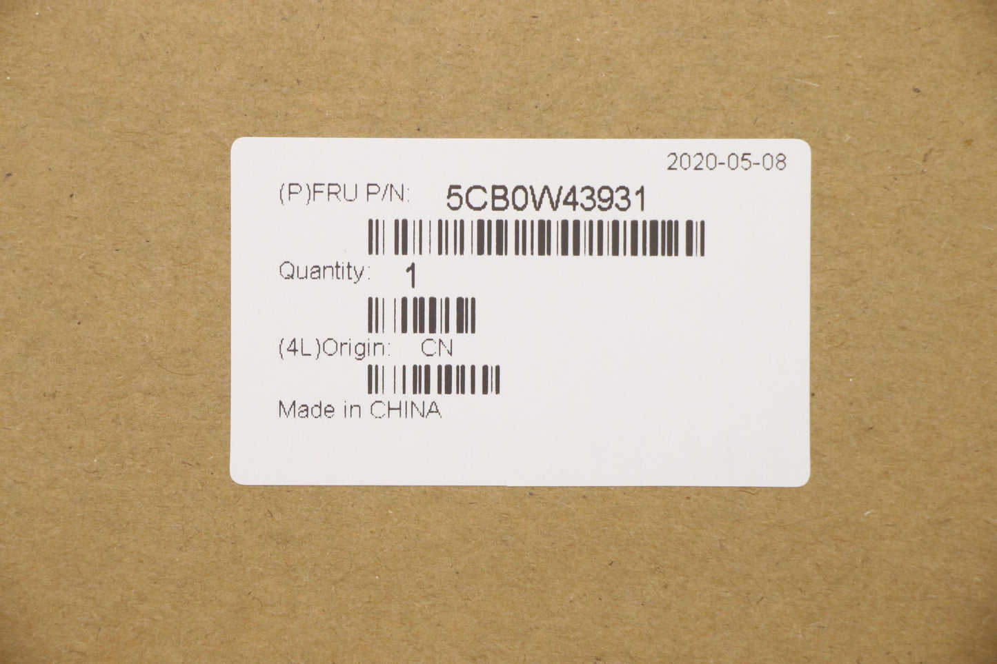 Lenovo Assembly Ucase W Kb Ru Pg Ls15 - 5CB0W43931