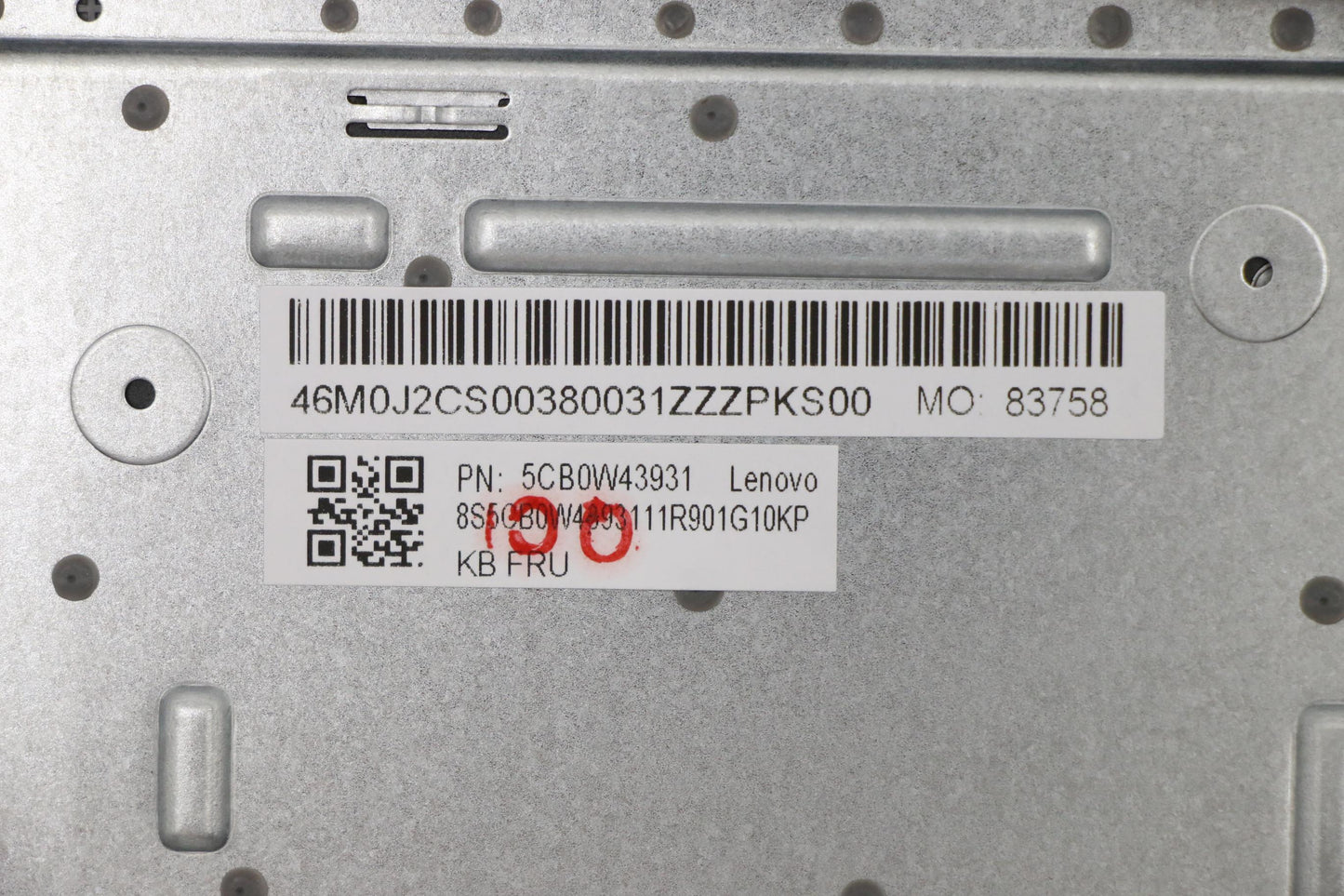 Lenovo Assembly Ucase W Kb Ru Pg Ls15 - 5CB0W43931