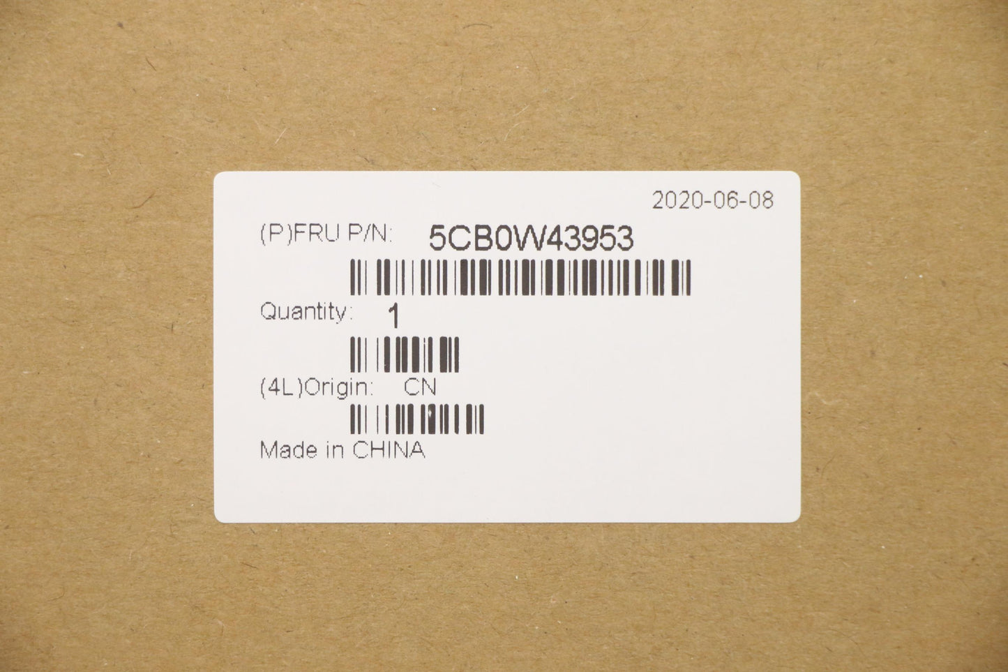 Lenovo Assembly Ucase W Kb Us Inte Ib - 5CB0W43953