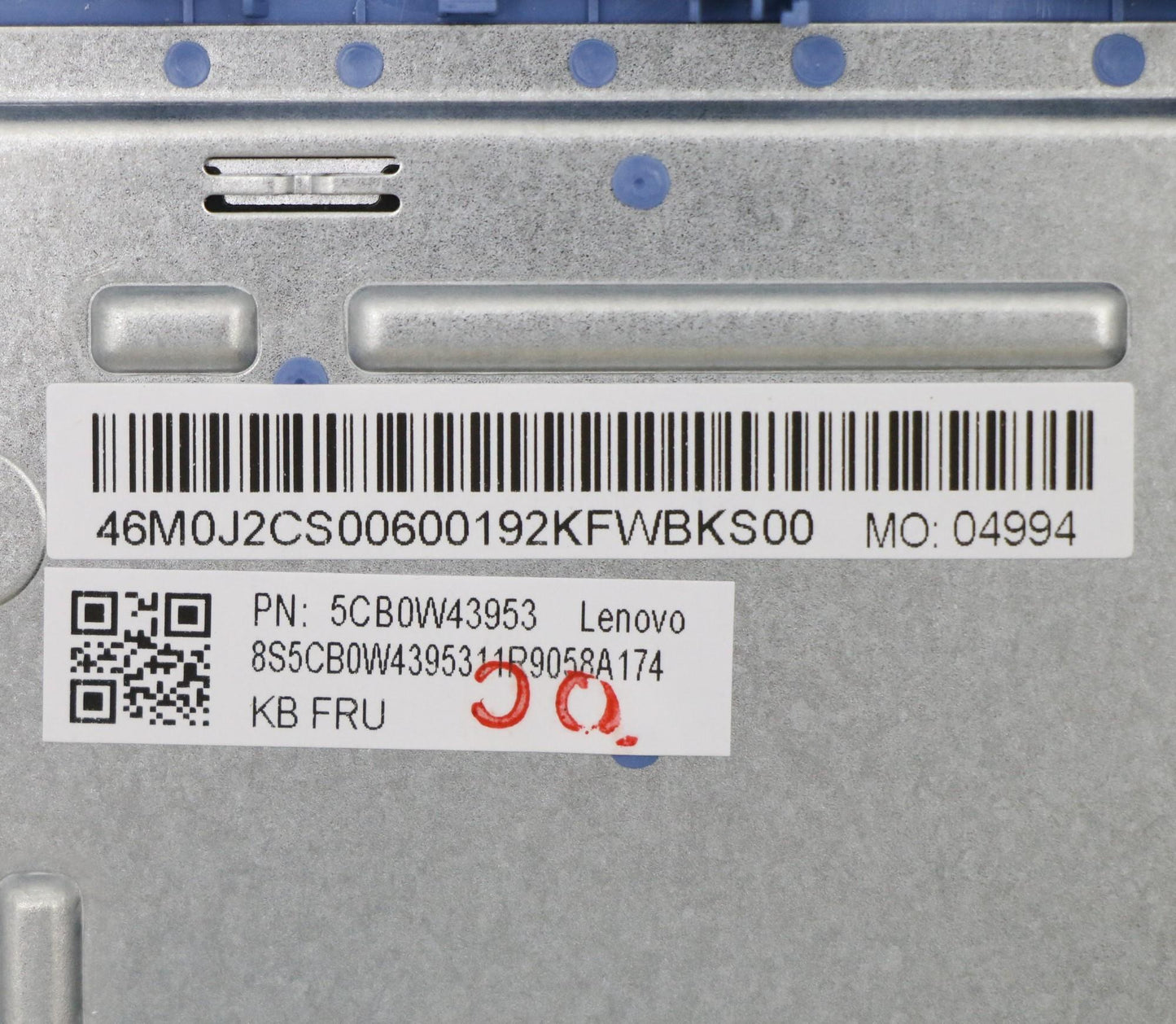 Lenovo Assembly Ucase W Kb Us Inte Ib - 5CB0W43953
