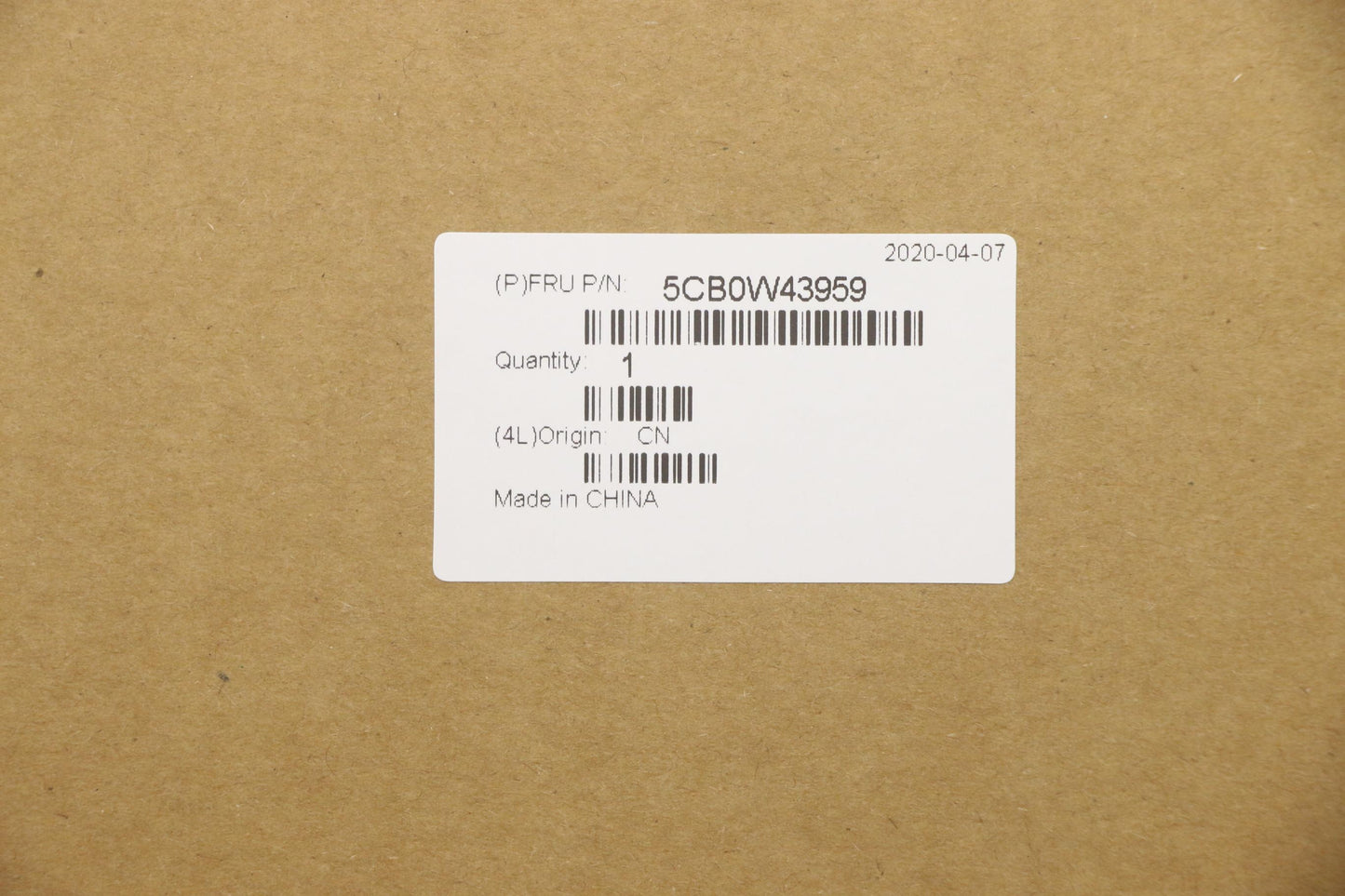 Lenovo Assembly Ucase W Kb Us Ib Ls15 - 5CB0W43959