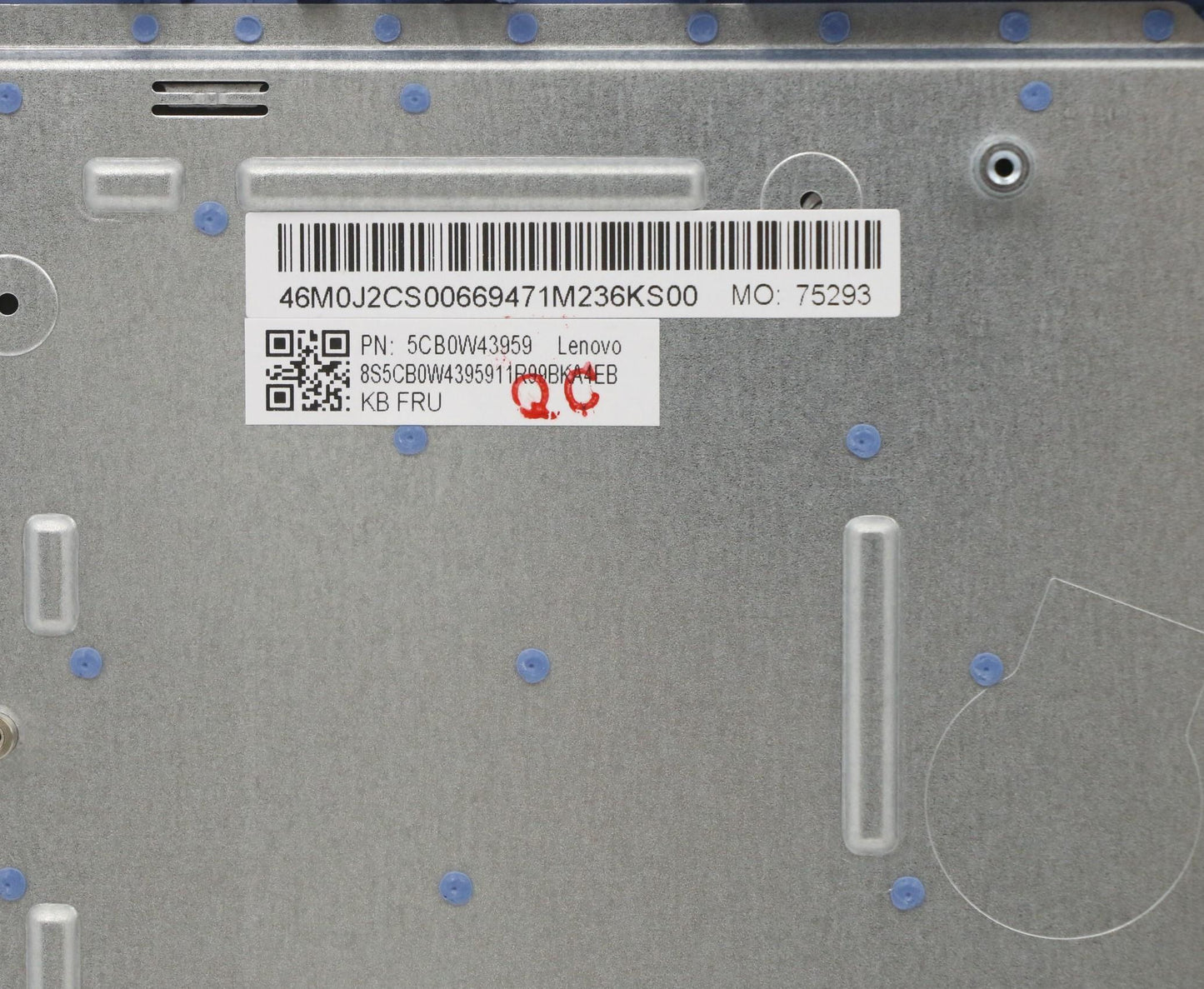 Lenovo Assembly Ucase W Kb Us Ib Ls15 - 5CB0W43959
