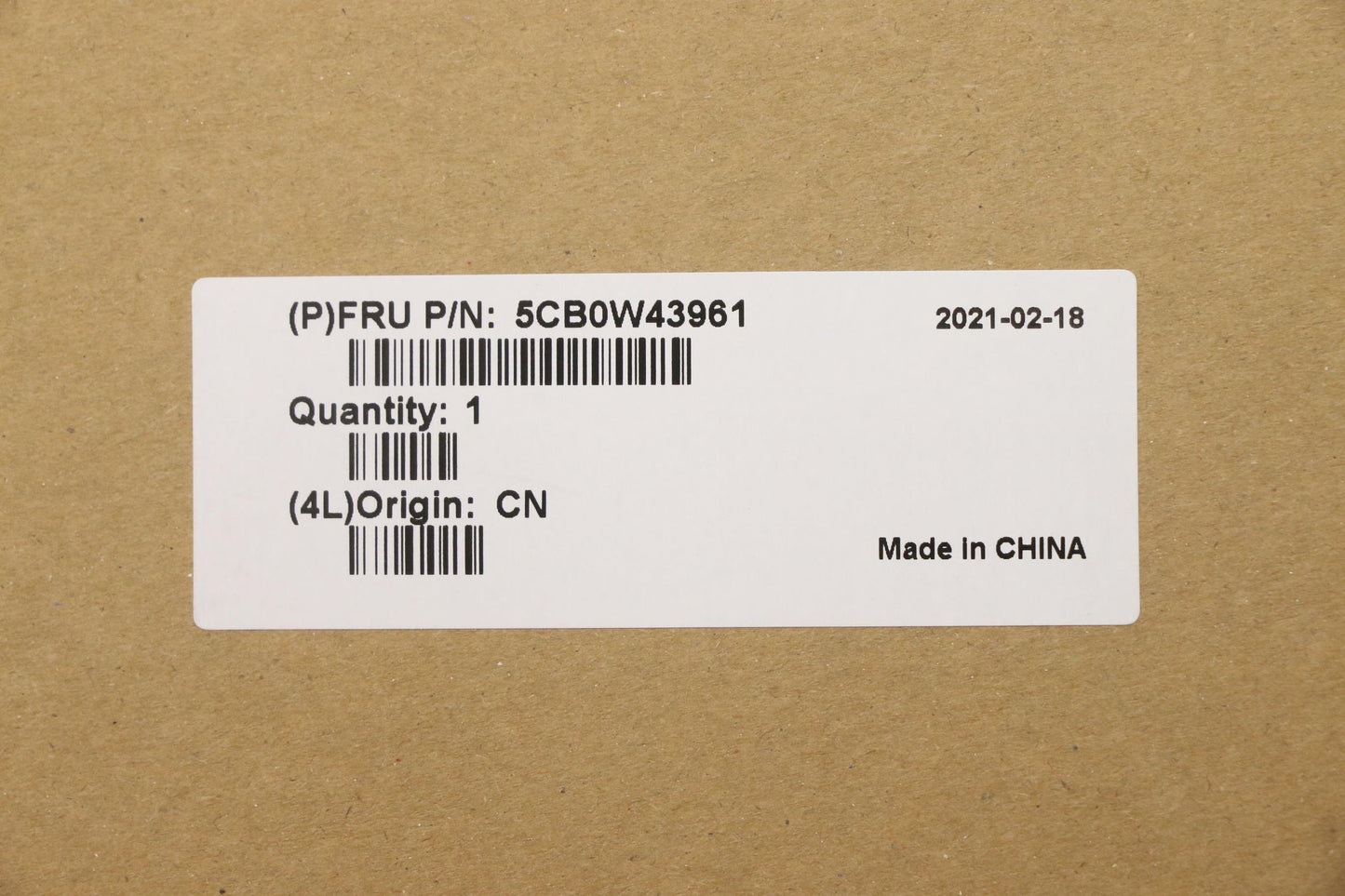 Lenovo Assembly Ucase W Kb Ru Ib Ls15 - 5CB0W43961