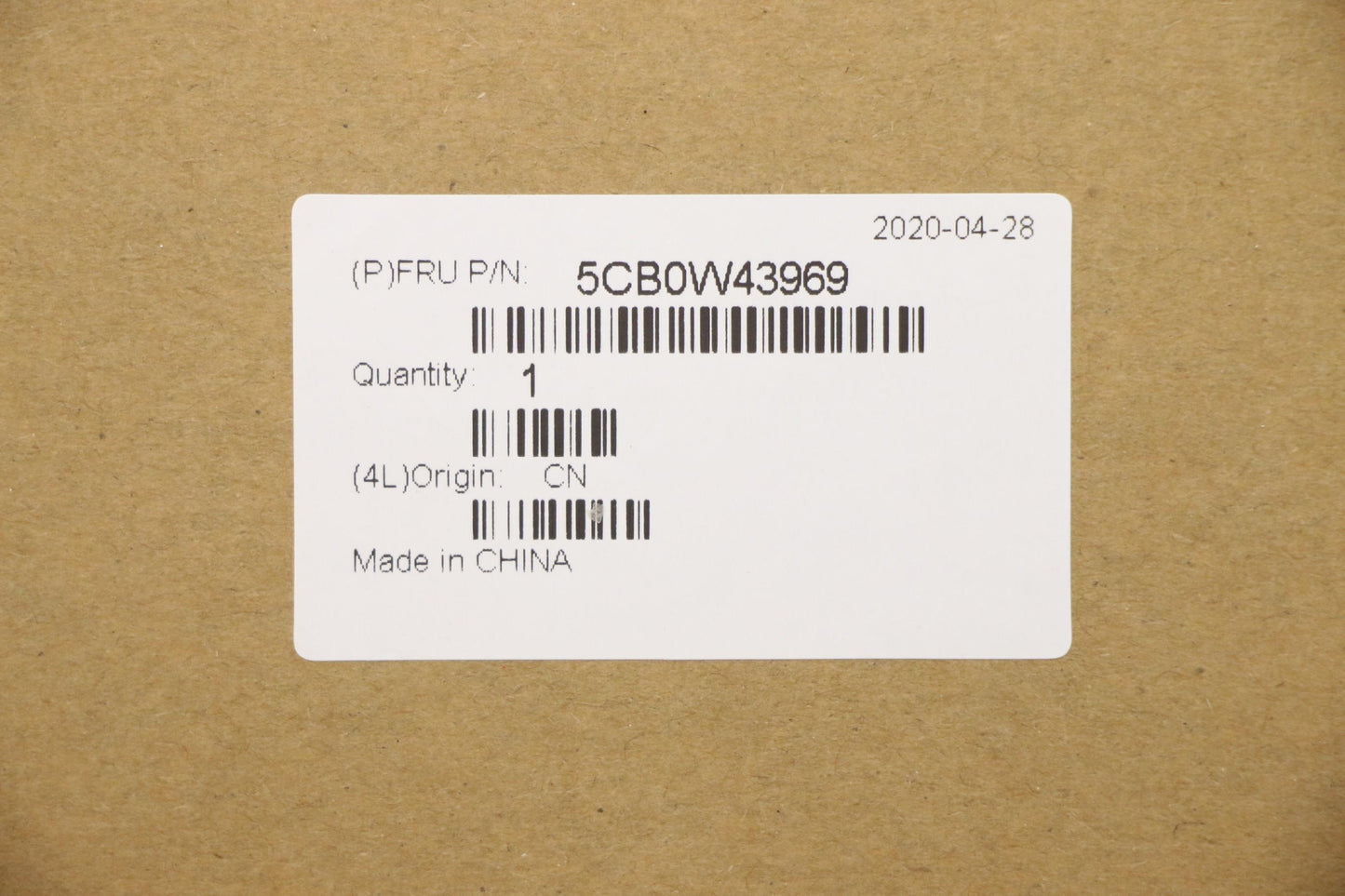 Lenovo Assembly Ucase W Kb Cz-Sk Fo L - 5CB0W43969
