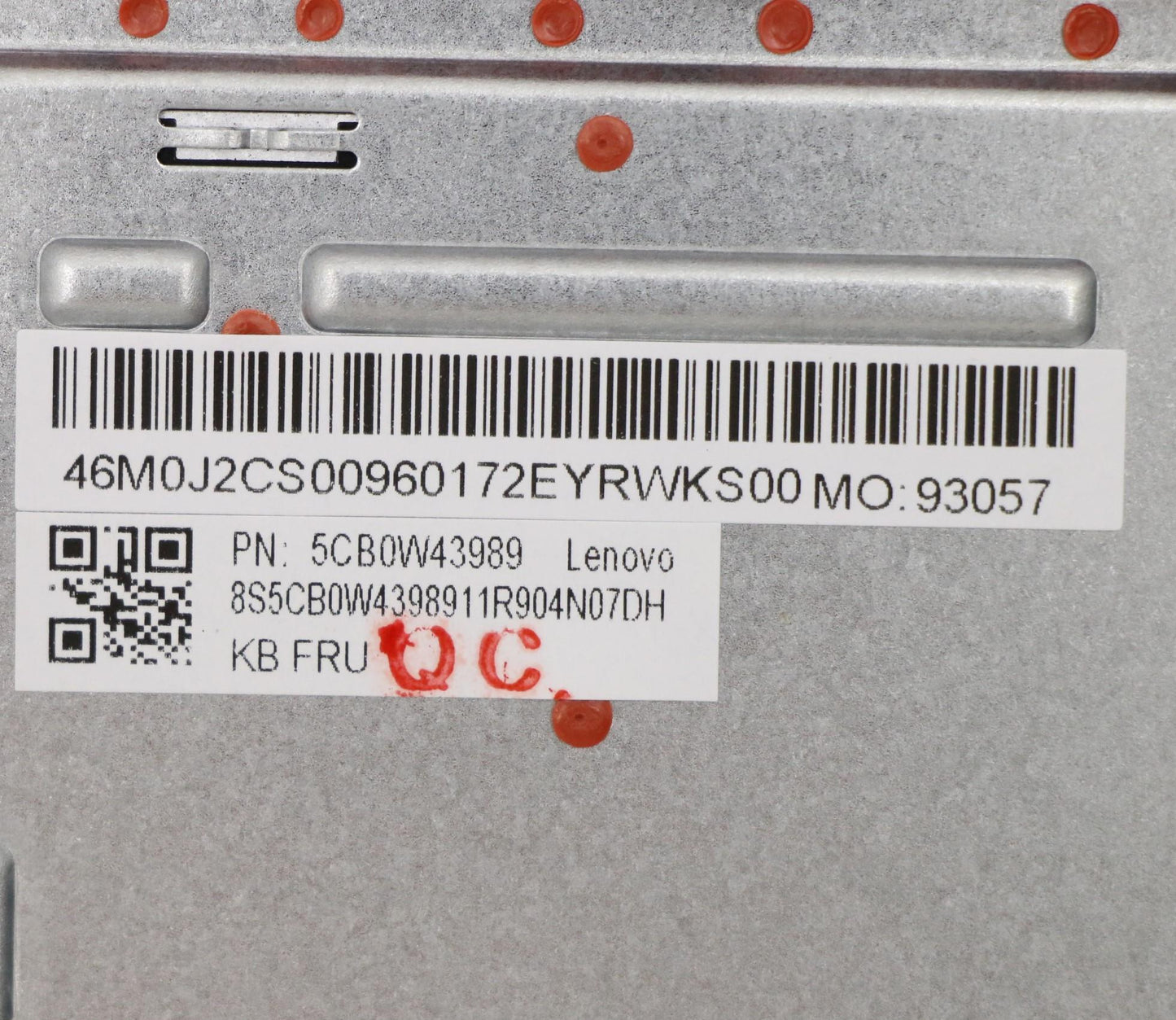 Lenovo Assembly Ucase W Kb Us Fo Ls15 - 5CB0W43989