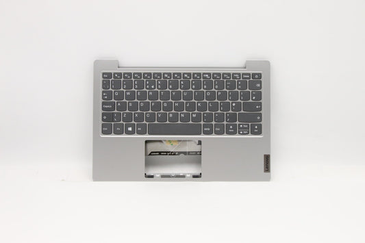 Lenovo C-Cover with Keyboard, UK English, Platinum Grey, Non-Backlight - 5CB0W44008