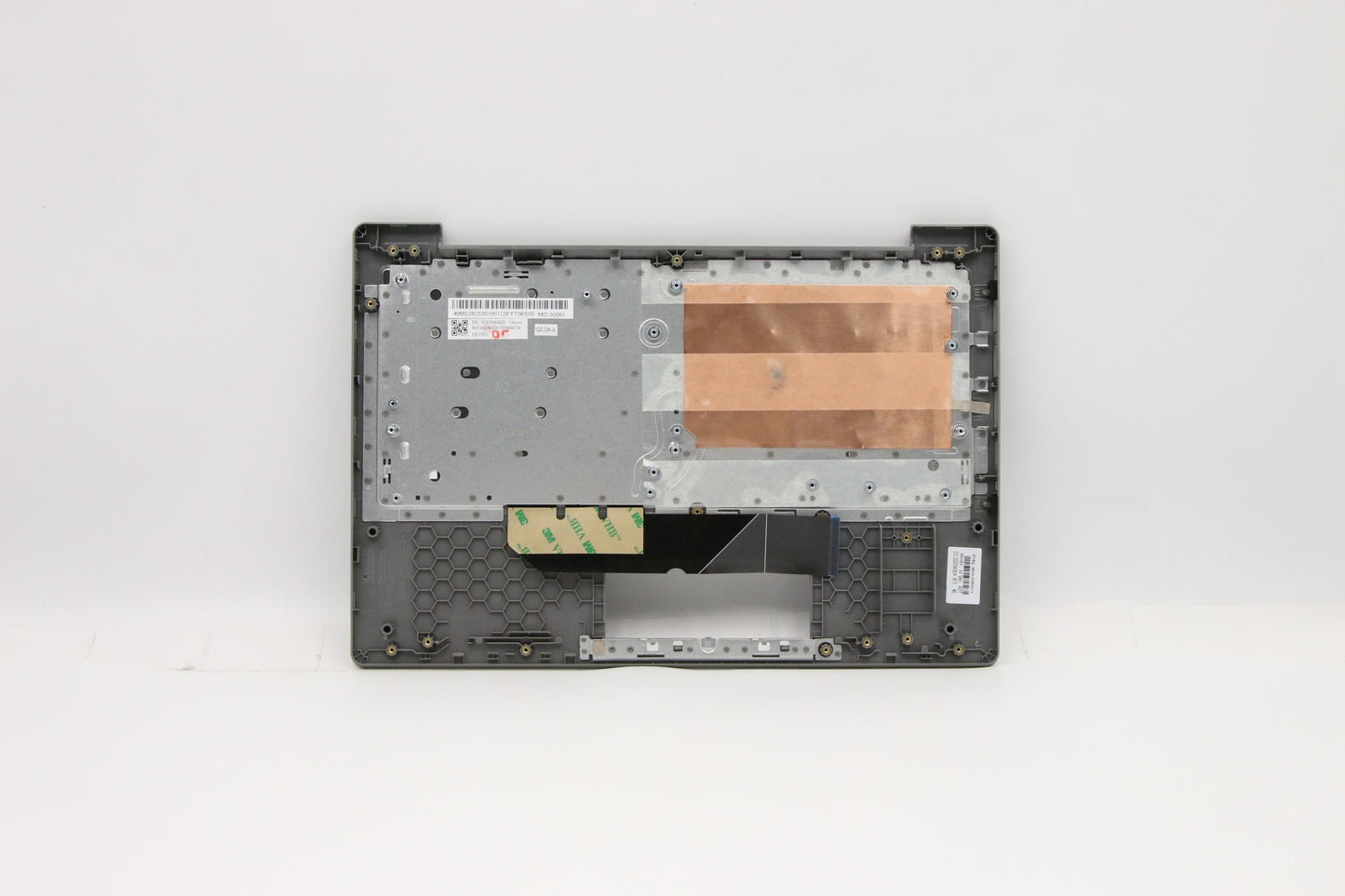 Lenovo C-Cover with Keyboard, UK English, Platinum Grey, Non-Backlight - 5CB0W44008