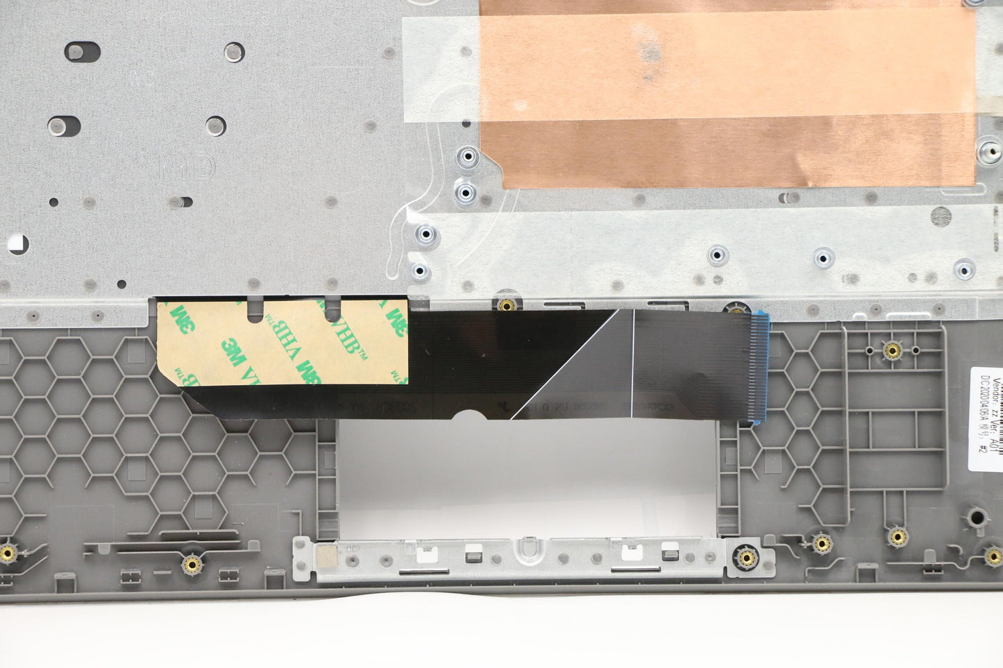 Lenovo C-Cover with Keyboard, UK English, Platinum Grey, Non-Backlight - 5CB0W44008