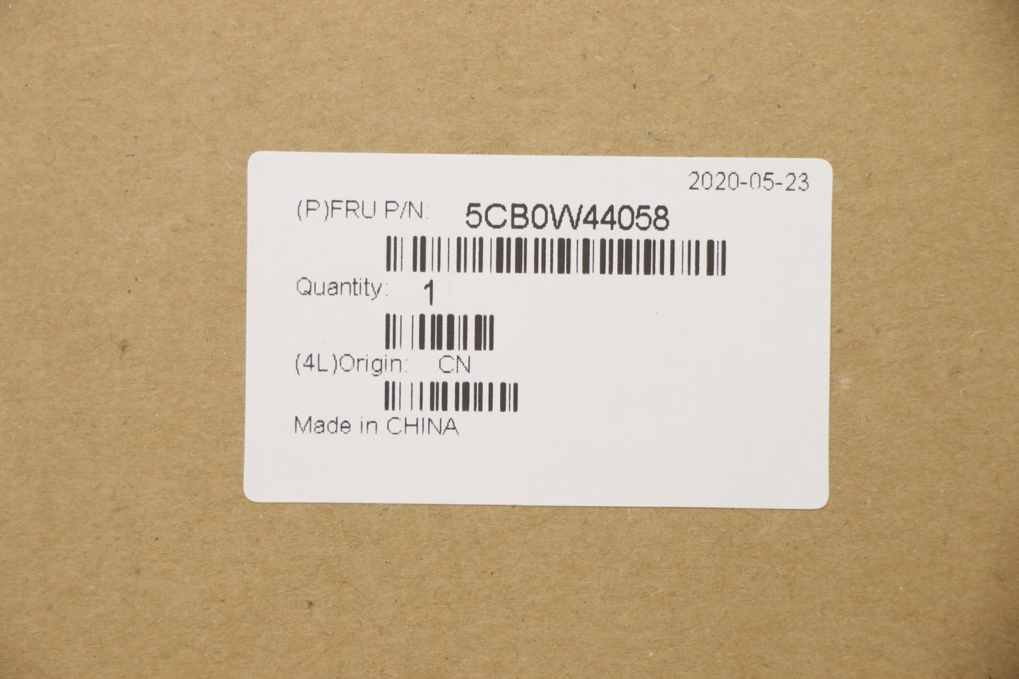 Lenovo Assembly Ucase W Kb Us Inte Ib - 5CB0W44058