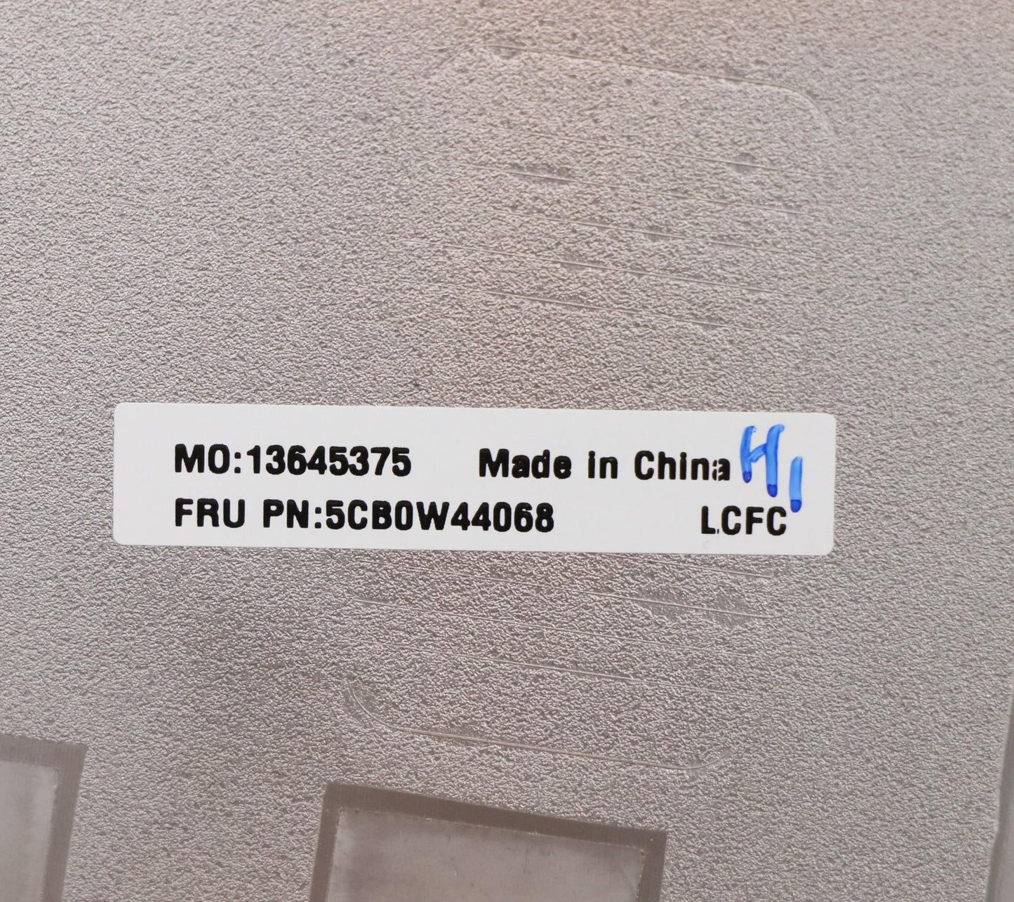 Lenovo Gv541 Log Low Assy Lower Case - 5CB0W44068