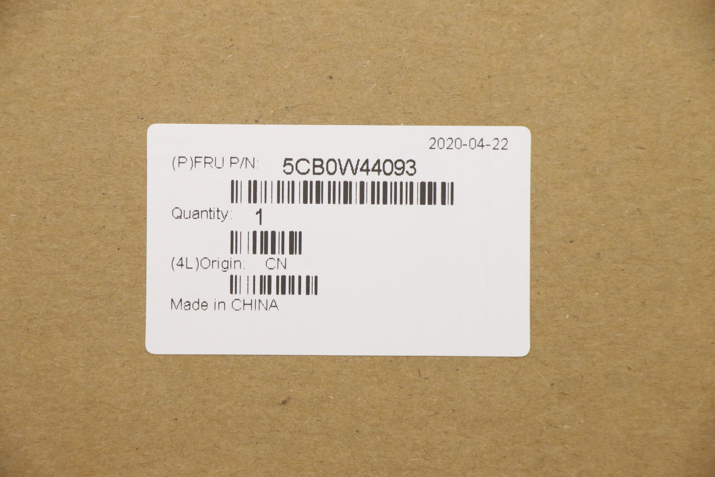 Lenovo Gv541 Log Up Assy Log Up Uk Ig - 5CB0W44093