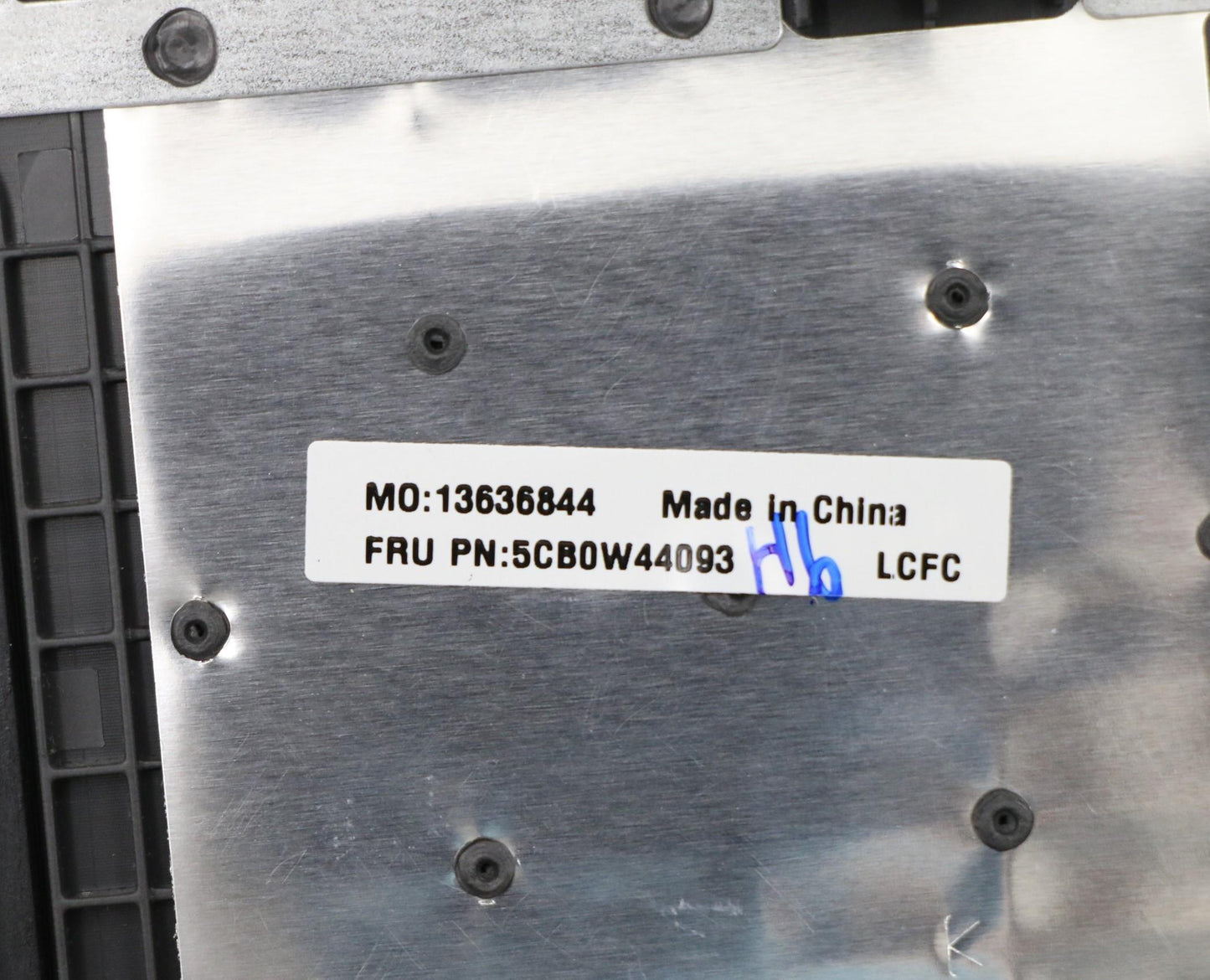 Lenovo Gv541 Log Up Assy Log Up Uk Ig - 5CB0W44093