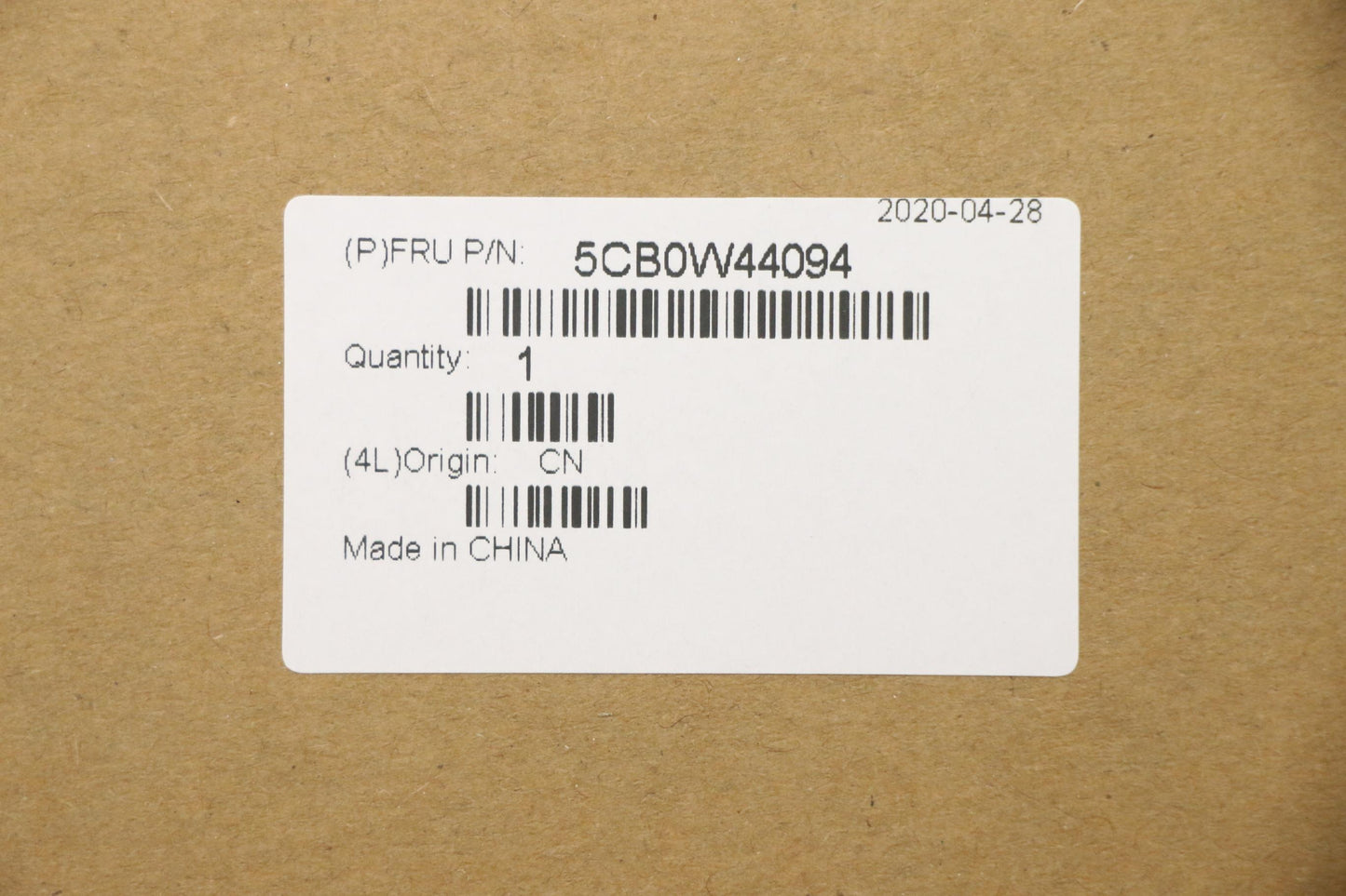 Lenovo Gv541 Log Up Assy Log Up Us In - 5CB0W44094