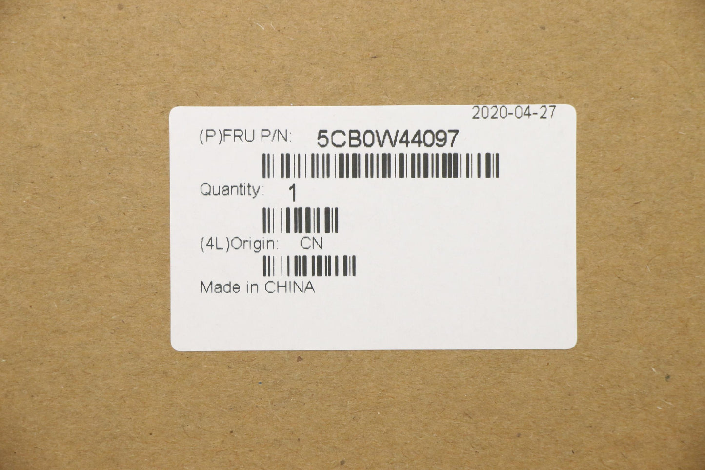 Lenovo Gv541 Log Up Assy Log Up Bu Ig - 5CB0W44097